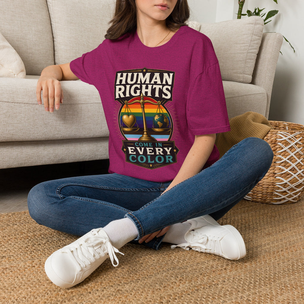 Human Rights T-Shirt — Love in Every Color LGBTQ+ Pride Tee