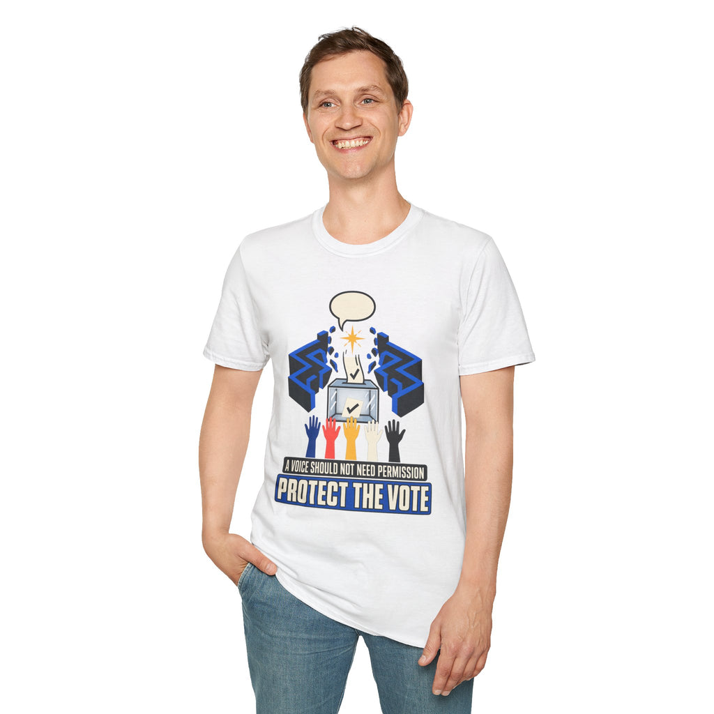 Protect the Vote Graphic T-Shirt — Voter Rights / Civic Engagement Tee