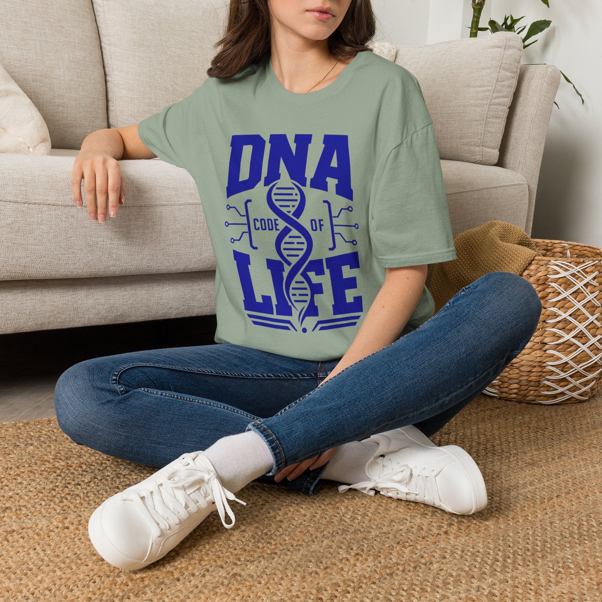 DNA Code of Life T-Shirt — Genetics Science Graphic Tee