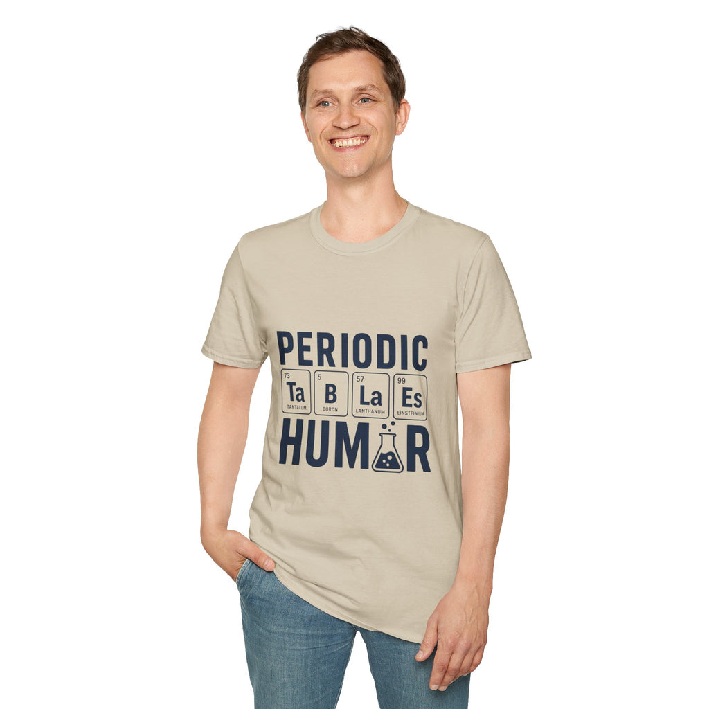 Periodic Tables Humor Graphic Tee (Periodic Human Chemistry Design)