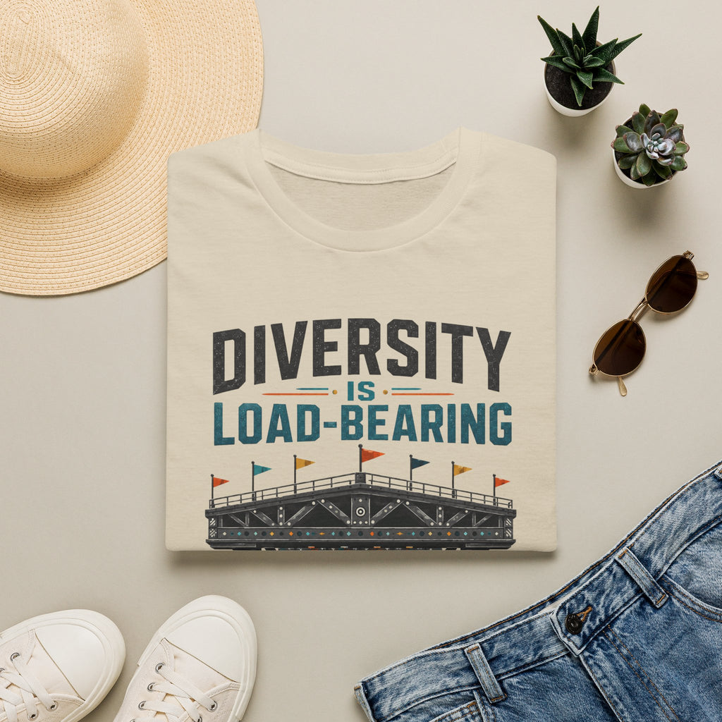 Diversity Is Load-Bearing T-Shirt — Inclusive Strength Graphic Tee