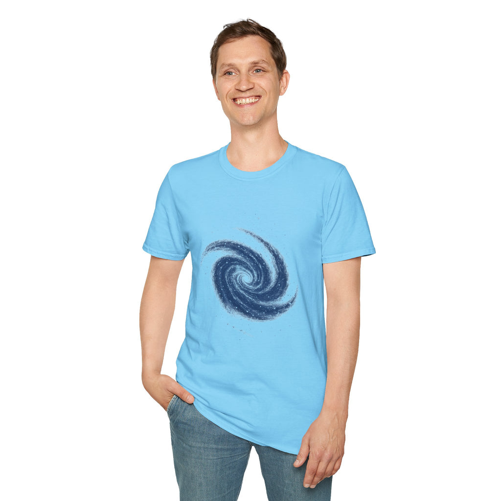 Galaxy Swirl T-Shirt — Cosmic Spiral Tee