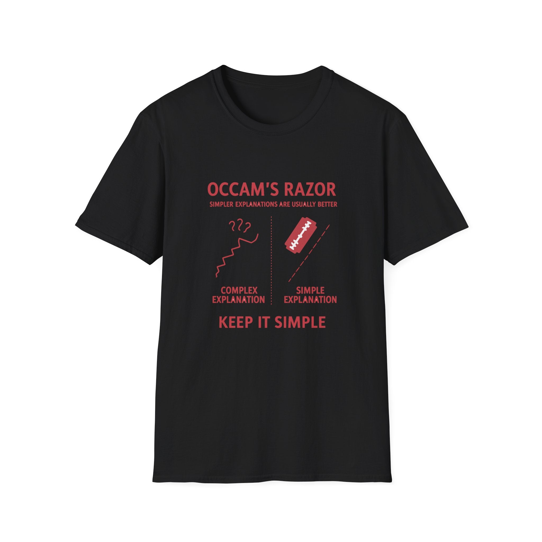 Occam's Razor Unisex Softstyle T-Shirt