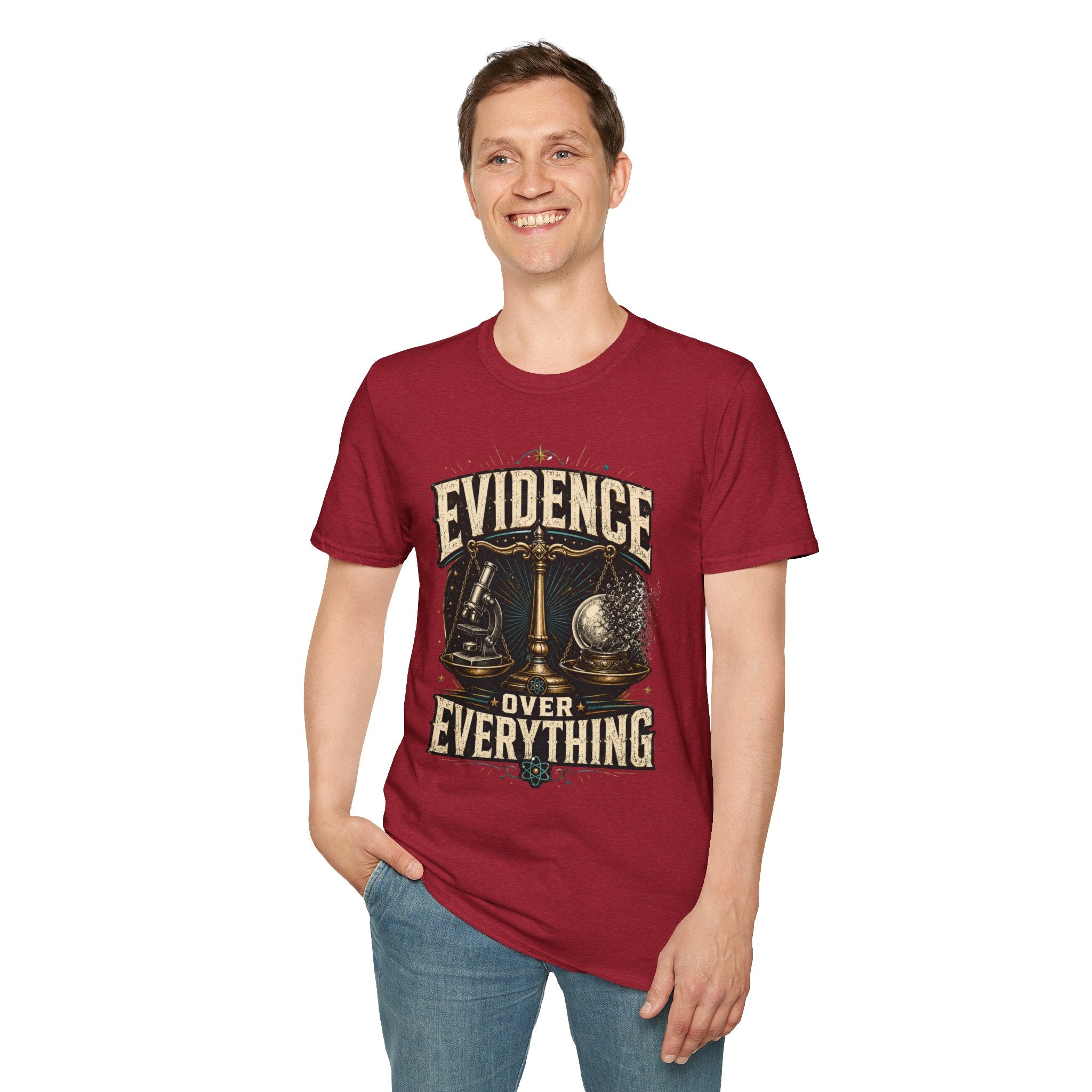 Evidence Over Everything T-Shirt — Forensic & Investigator Tee