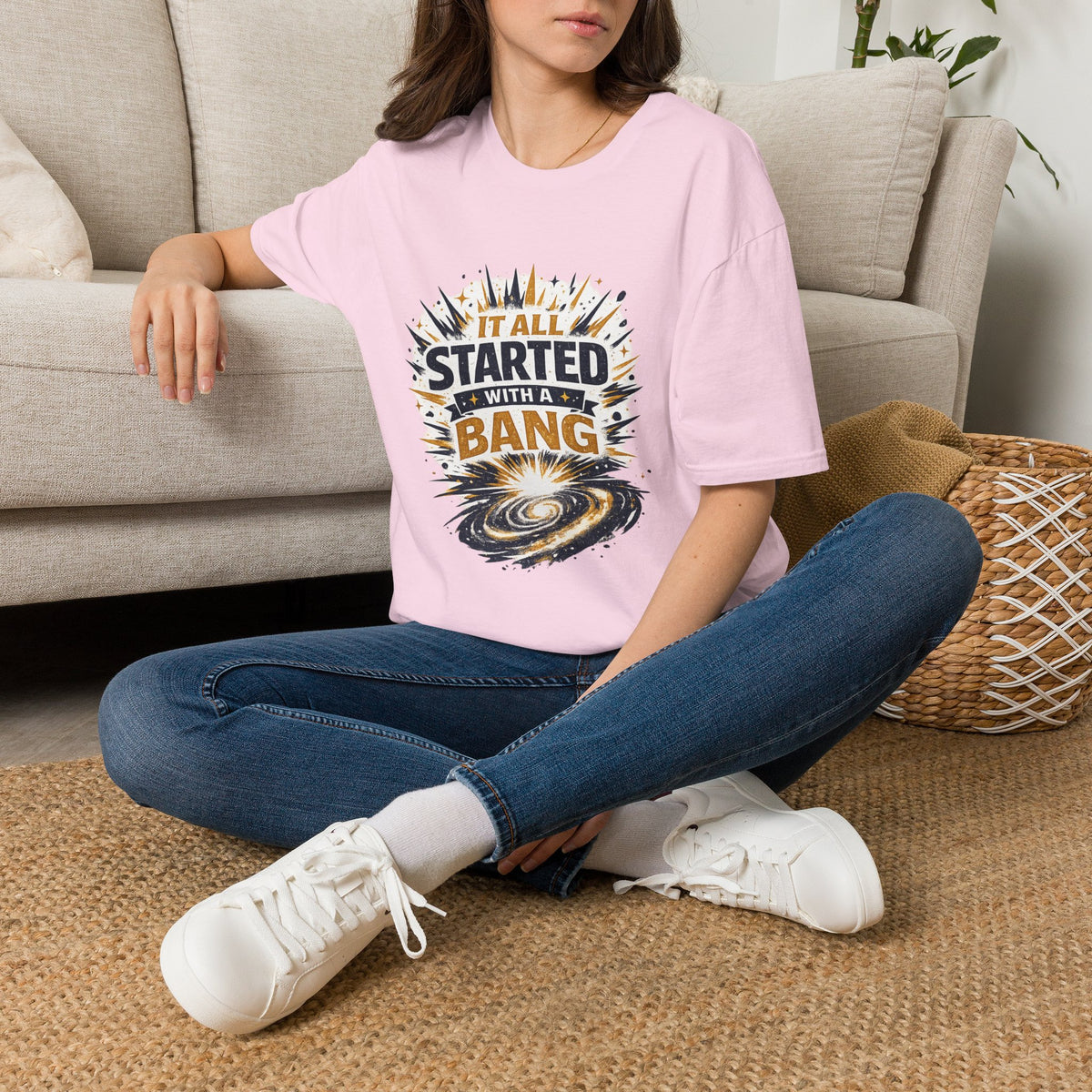 "It All Started With a Bang" Space Graphic Tee