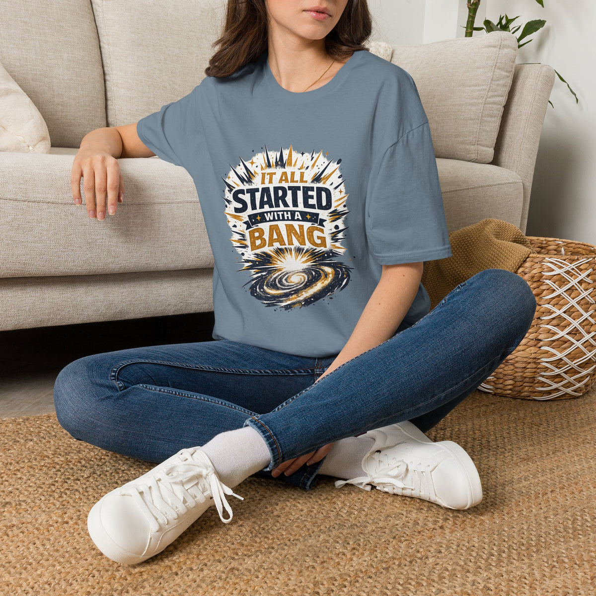 "It All Started With a Bang" Space Graphic Tee