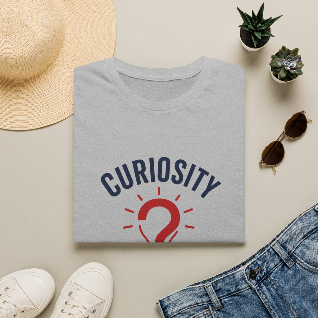 Curiosity Over Certainty T-Shirt — Inspirational Question Mark Graphic Tee