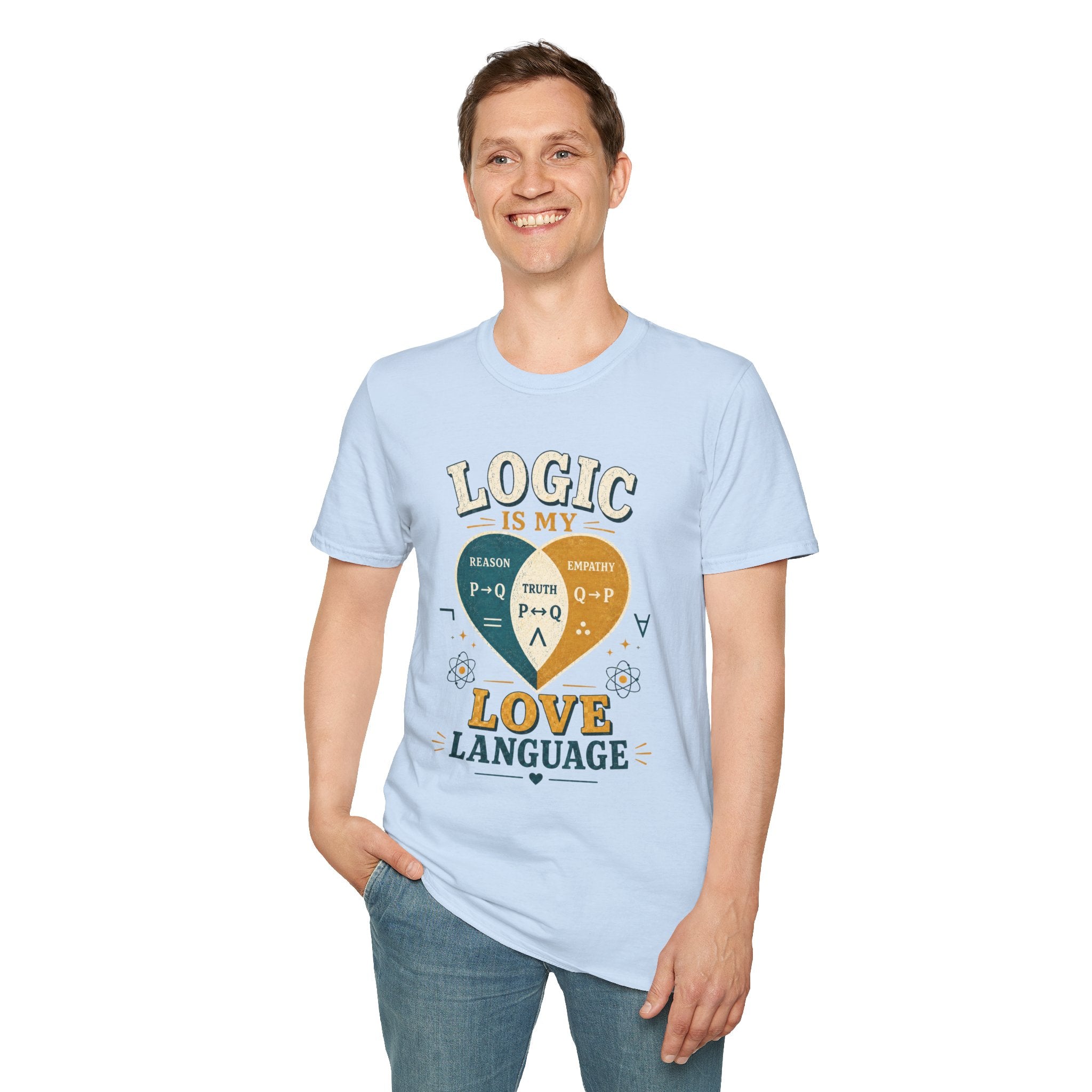 Logic Is My Love Language T-Shirt — Venn Diagram Math Humor Tee
