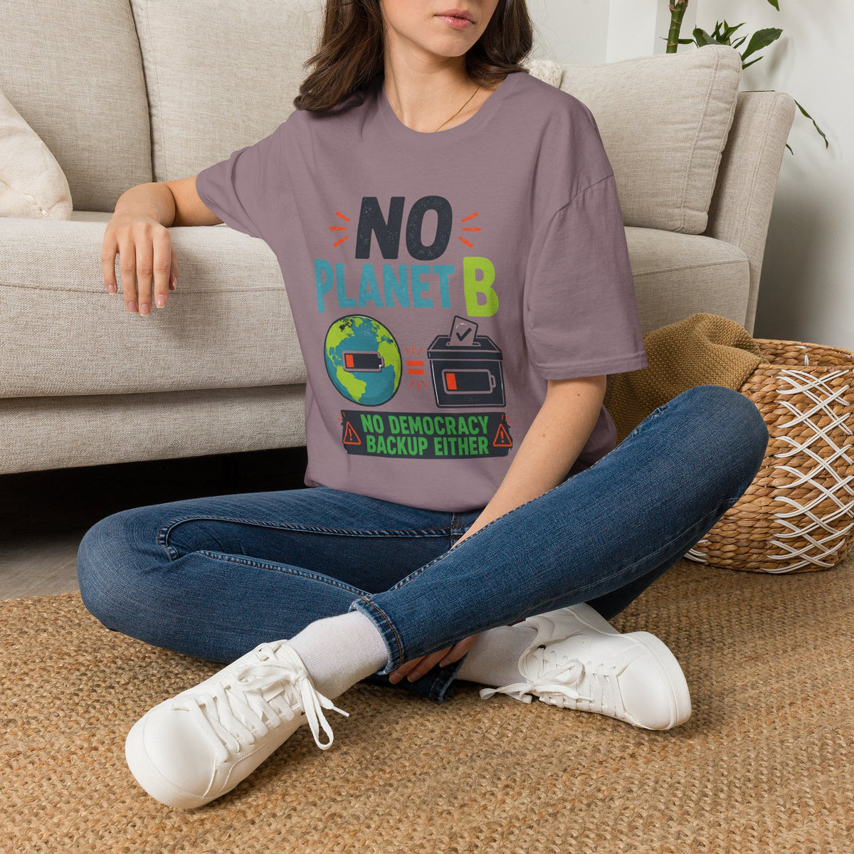 No Planet B T-Shirt — Eco Activist Climate Change Tee