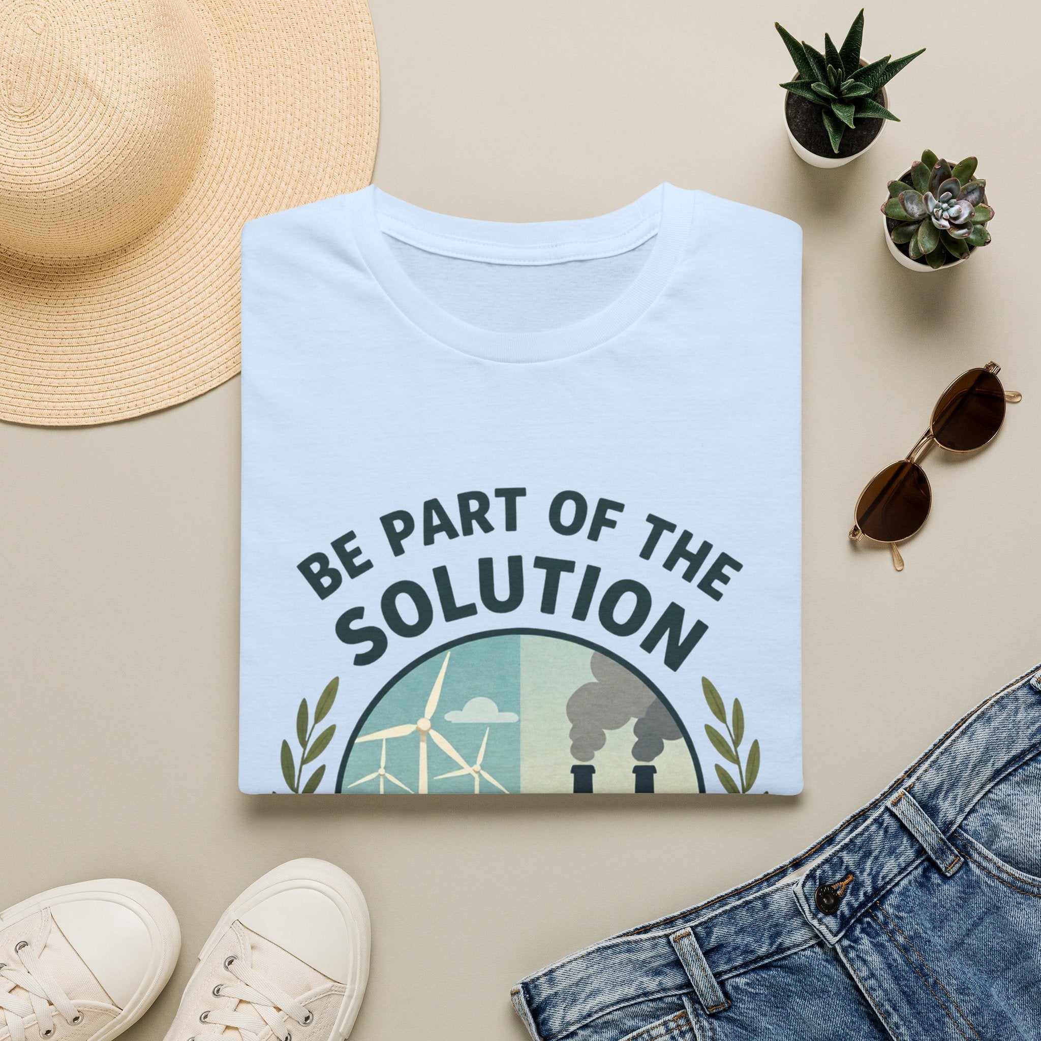 Be Part of the Solution T-Shirt — Eco-Friendly Climate Action Tee