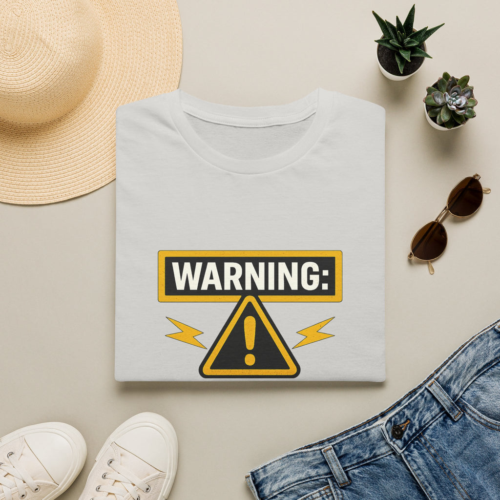 Warning: Highly Reactive Element T-Shirt — Funny Science Hazard Graphic Tee