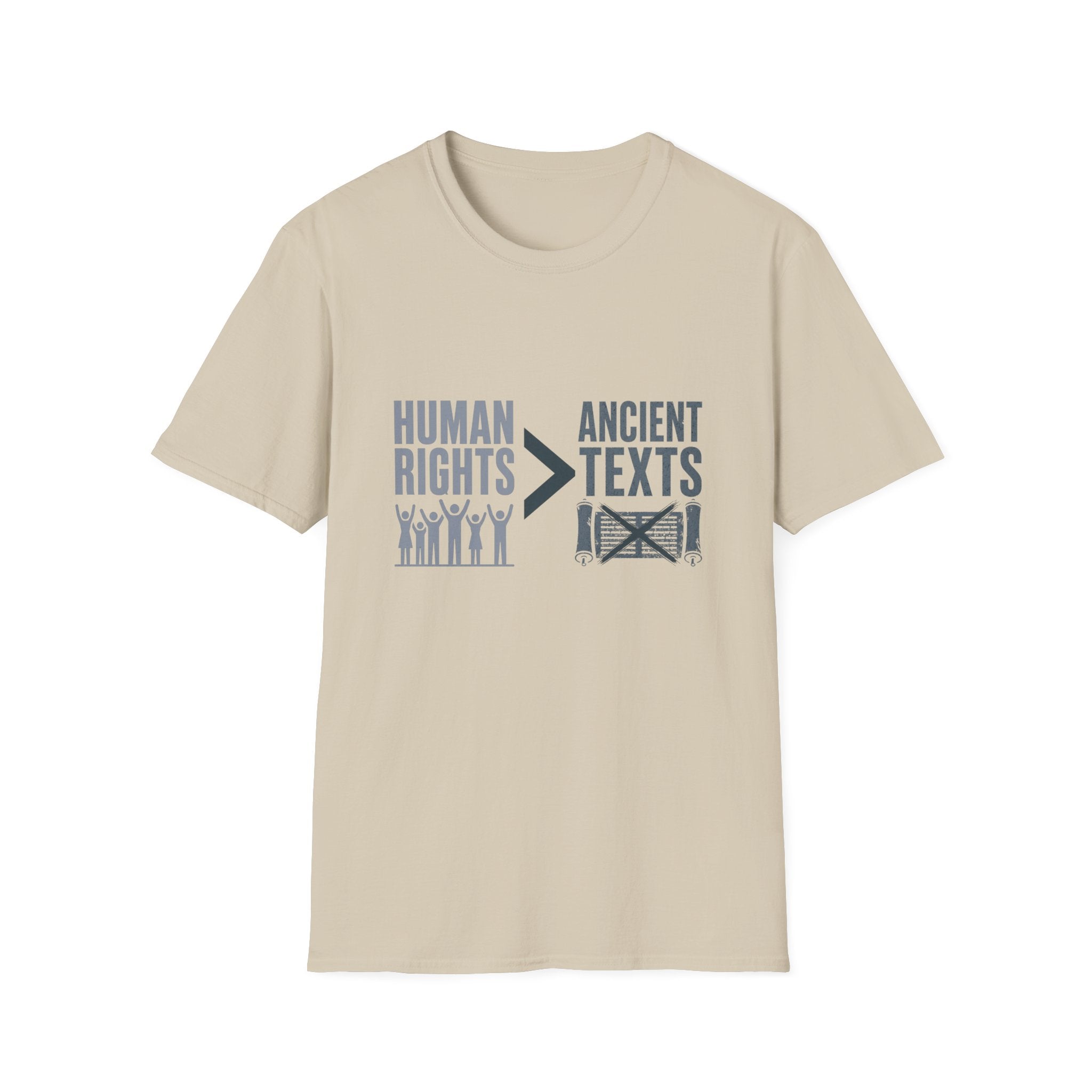 Human Rights Ancient Texts Unisex Softstyle T-Shirt