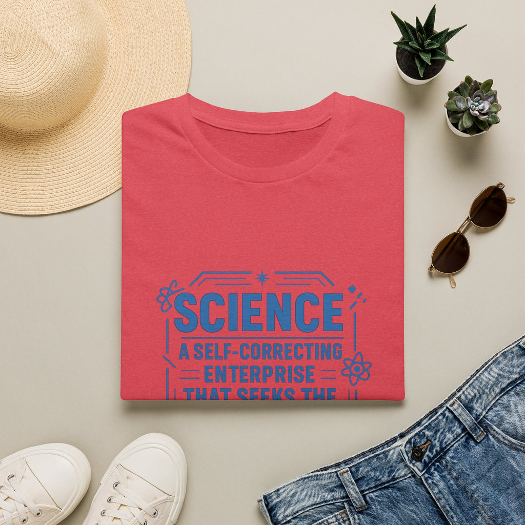 Science T-Shirt — “Science: A Self-Correcting Enterprise That Seeks the Truth”