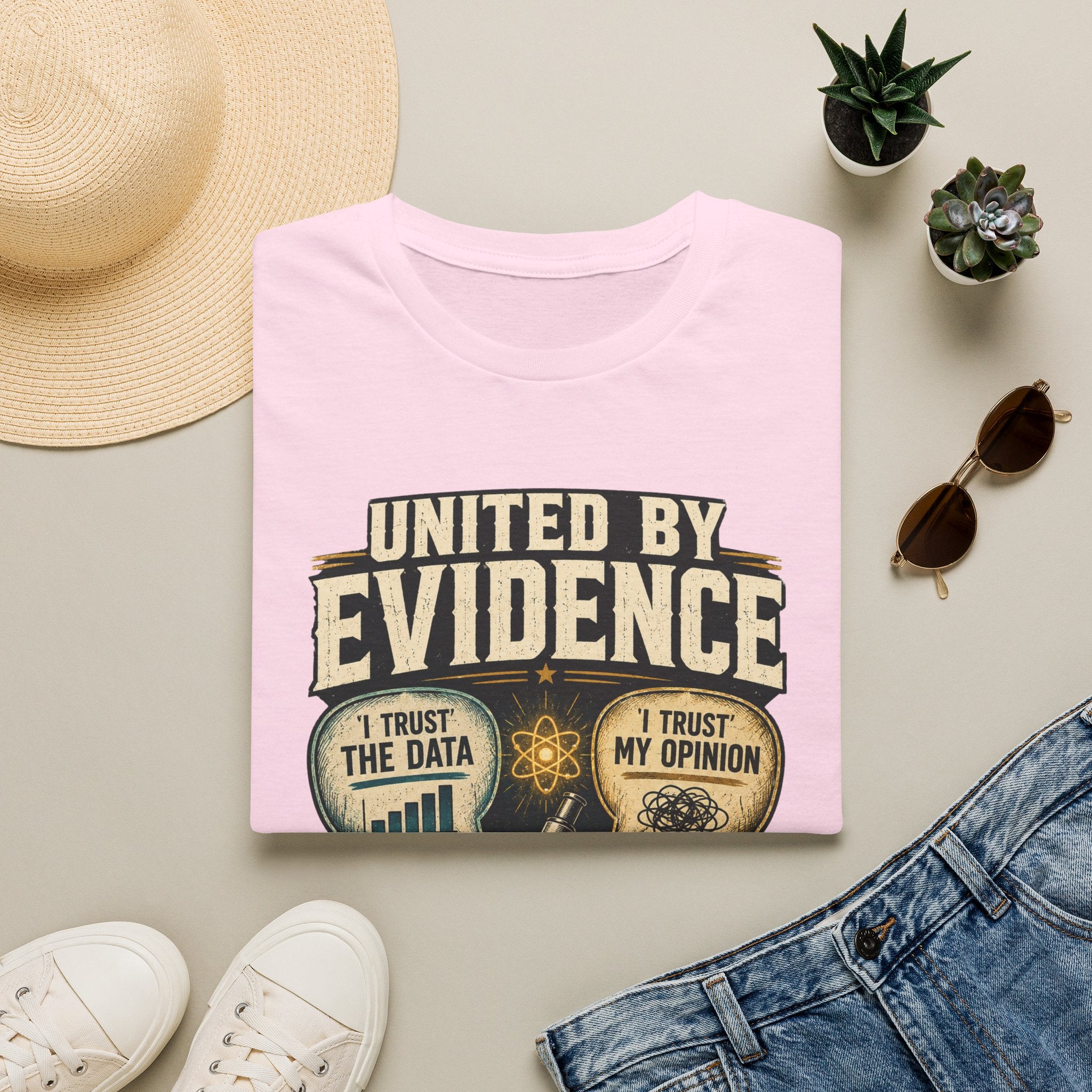 Evidence T-Shirt — "United by Evidence" Science Graphic Tee