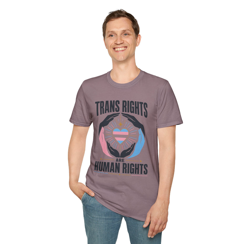 Trans Rights T-Shirt — "Trans Rights Are Human Rights" Pride Tee
