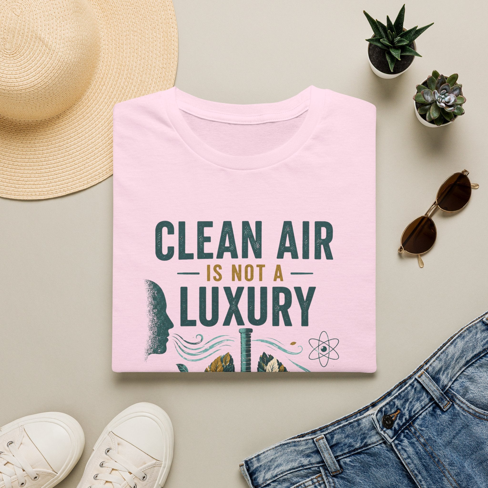 Clean Air Is Not a Luxury T-Shirt — Environmental Advocacy Tee