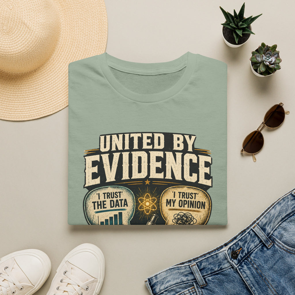 Evidence T-Shirt — "United by Evidence" Science Graphic Tee