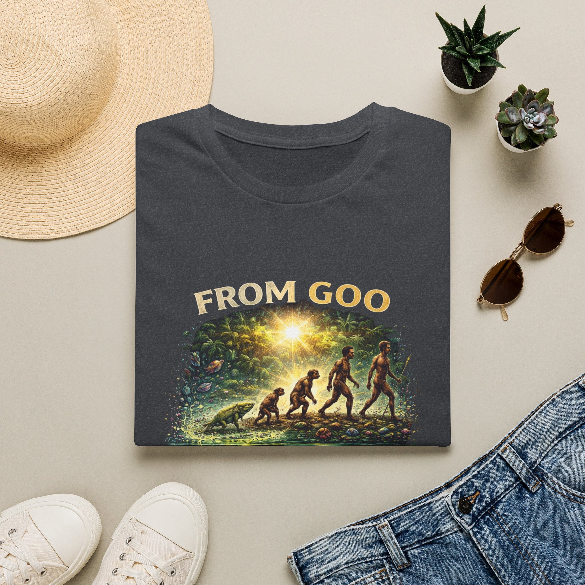 From Goo To You T-Shirt — Evolution Humor Graphic Tee