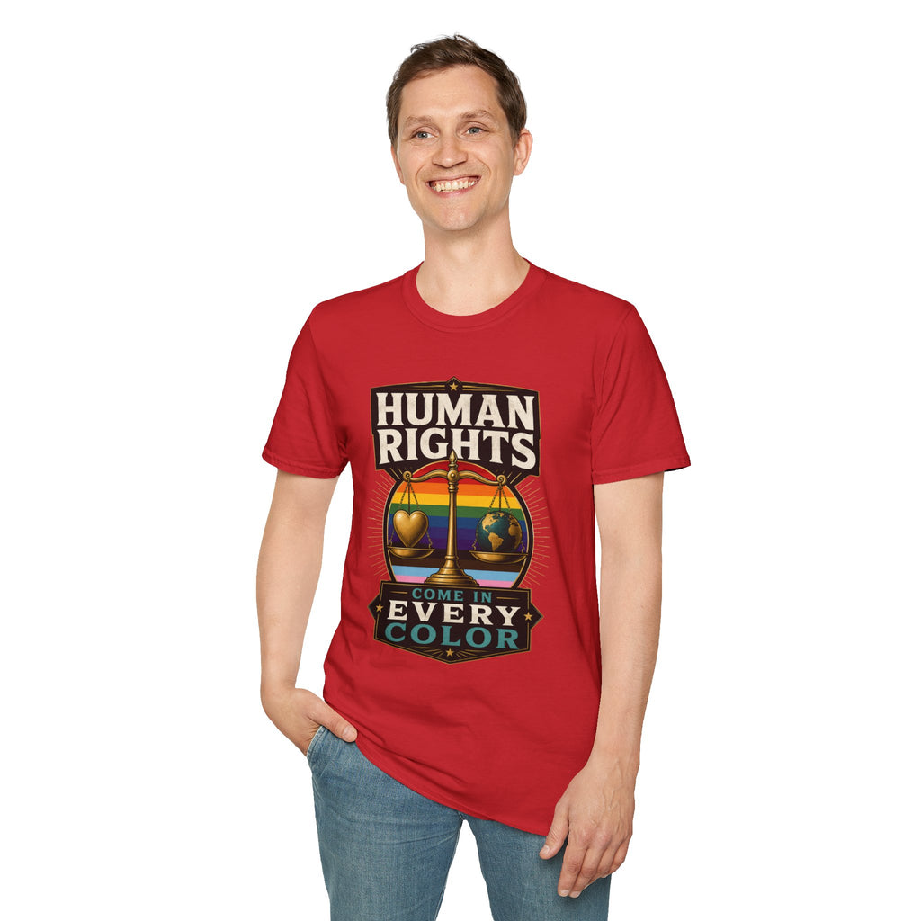 Human Rights T-Shirt — Love in Every Color LGBTQ+ Pride Tee