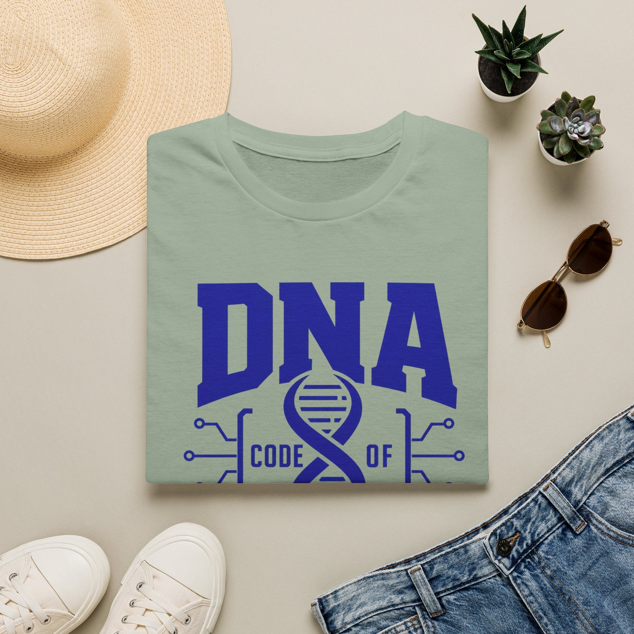 DNA Code of Life T-Shirt — Genetics Science Graphic Tee