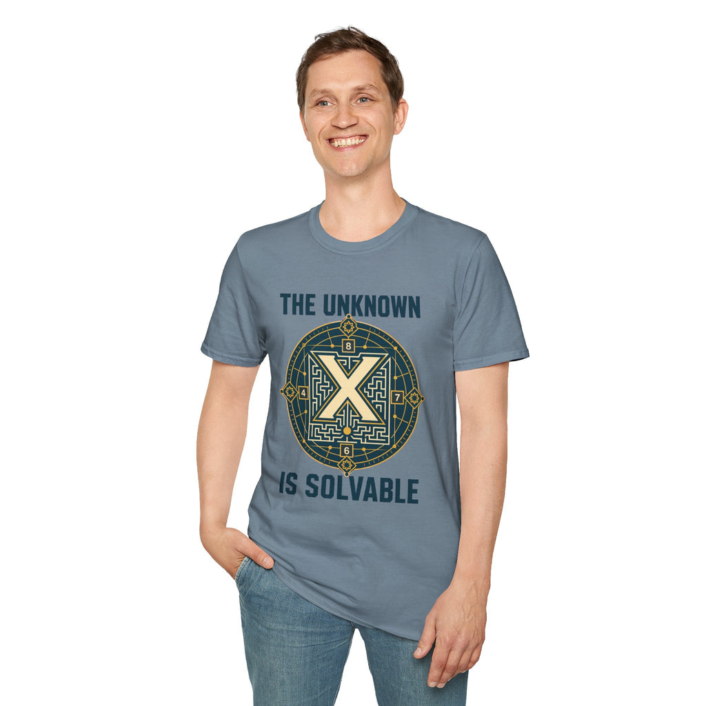Mystery Puzzle T-Shirt — "The Unknown Is Solvable" Graphic Tee