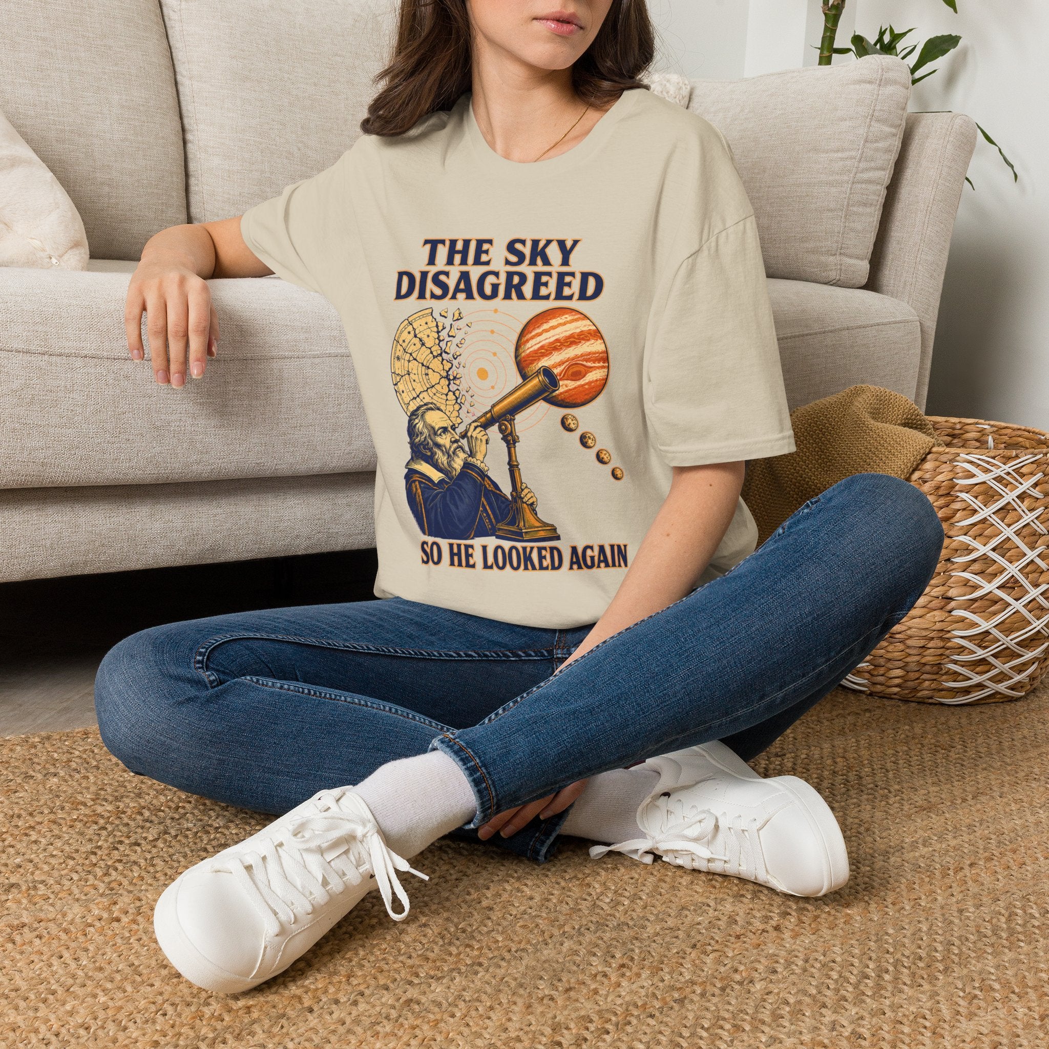 “The Sky Disagreed” Telescope Astronomer Graphic Tee