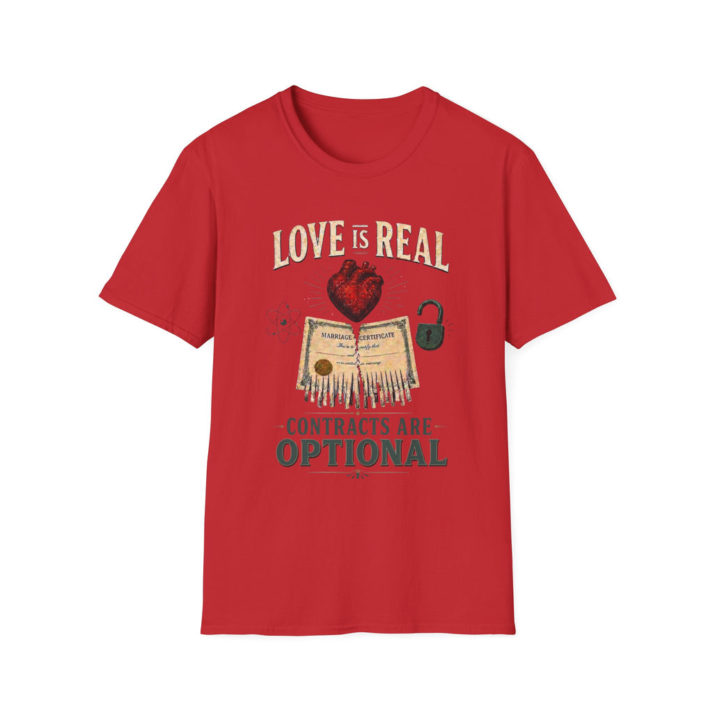 Love Is Real, Contracts Are Optional Graphic Tee