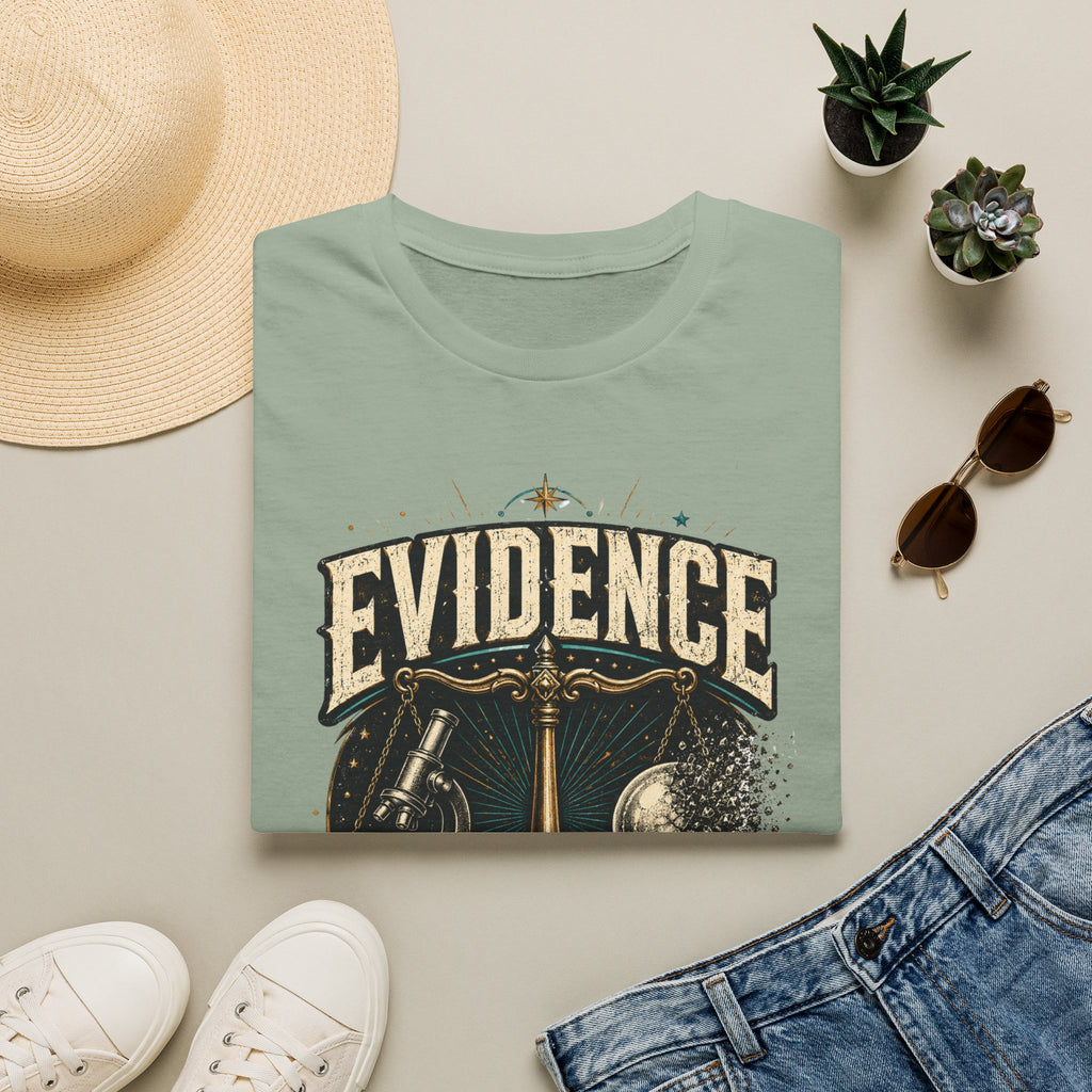 Evidence Over Everything T-Shirt — Forensic & Investigator Tee