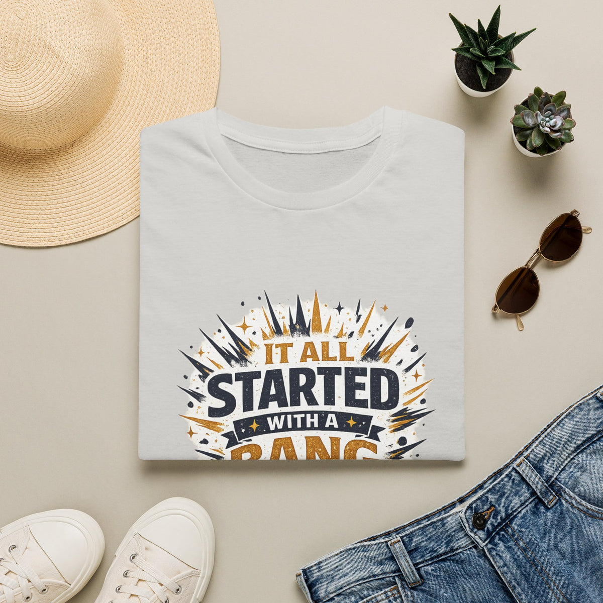 "It All Started With a Bang" Space Graphic Tee