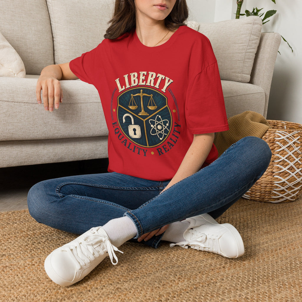 Liberty Scales T-Shirt — Equality • Reality Graphic Tee