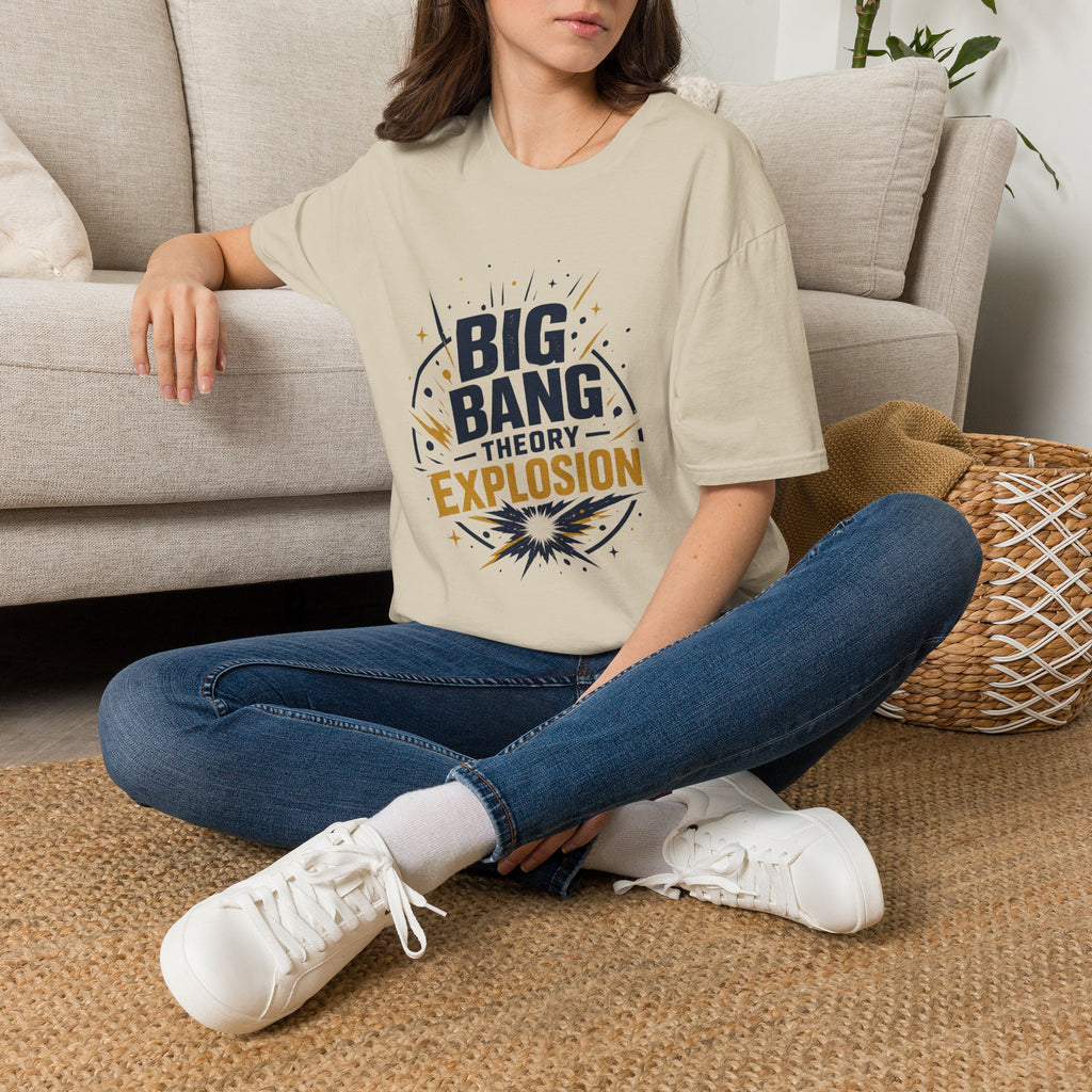 Big Bang Theory Explosion T-Shirt — Science Nerd Graphic Tee
