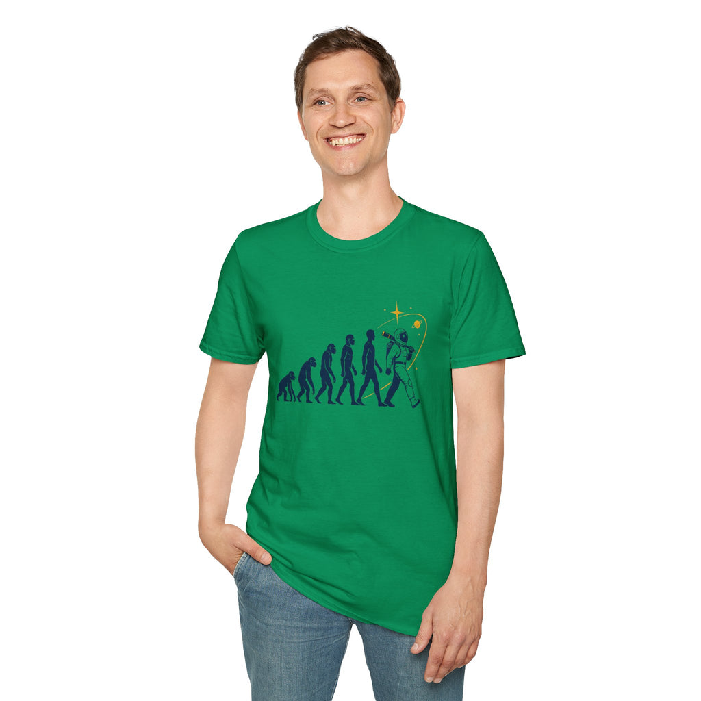 Evolution to Astronaut T-Shirt — Funny Space Exploration Tee