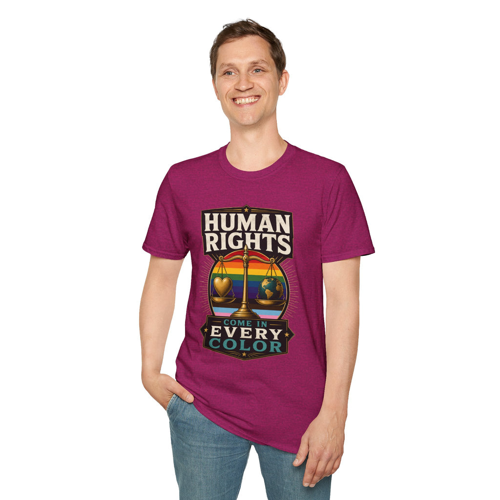 Human Rights T-Shirt — Love in Every Color LGBTQ+ Pride Tee