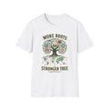 More Roots Stronger Tree T-Shirt — Family Heritage Tree Graphic Tee