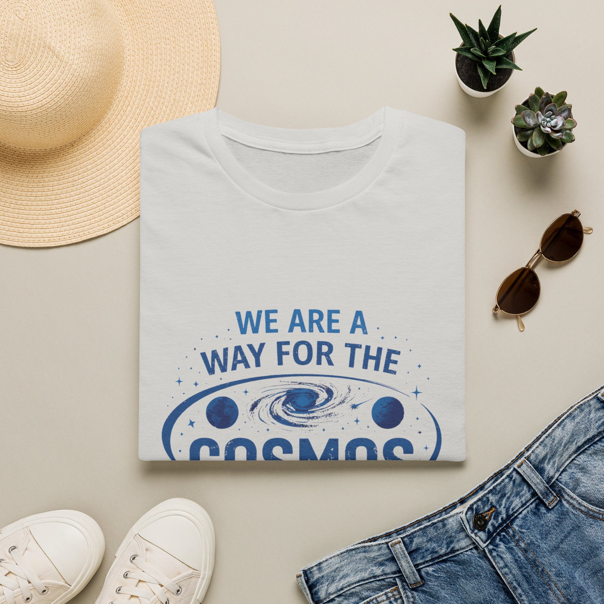 Cosmos T-Shirt — "We Are a Way for the Cosmos to Know Itself" Astronautic Graphic Tee