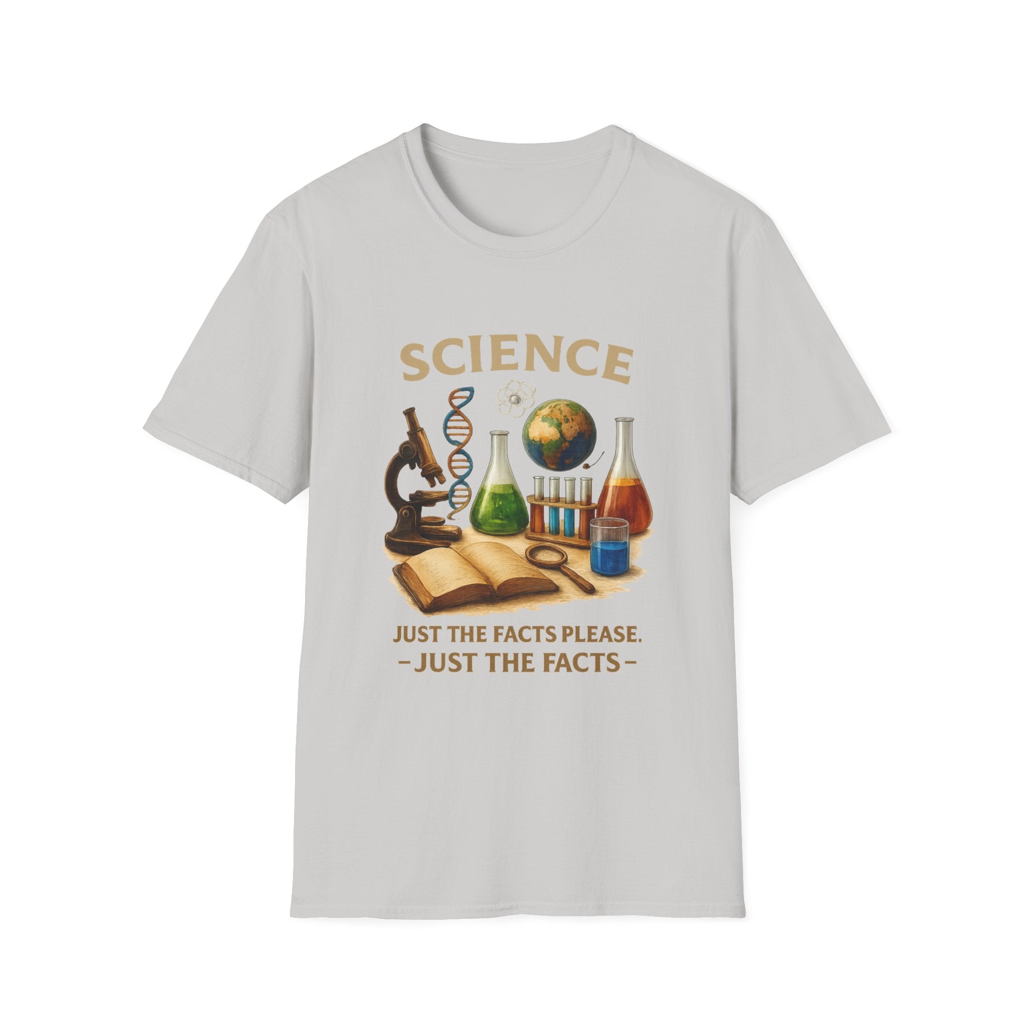 Science Just the Facts Unisex Softstyle T-Shirt