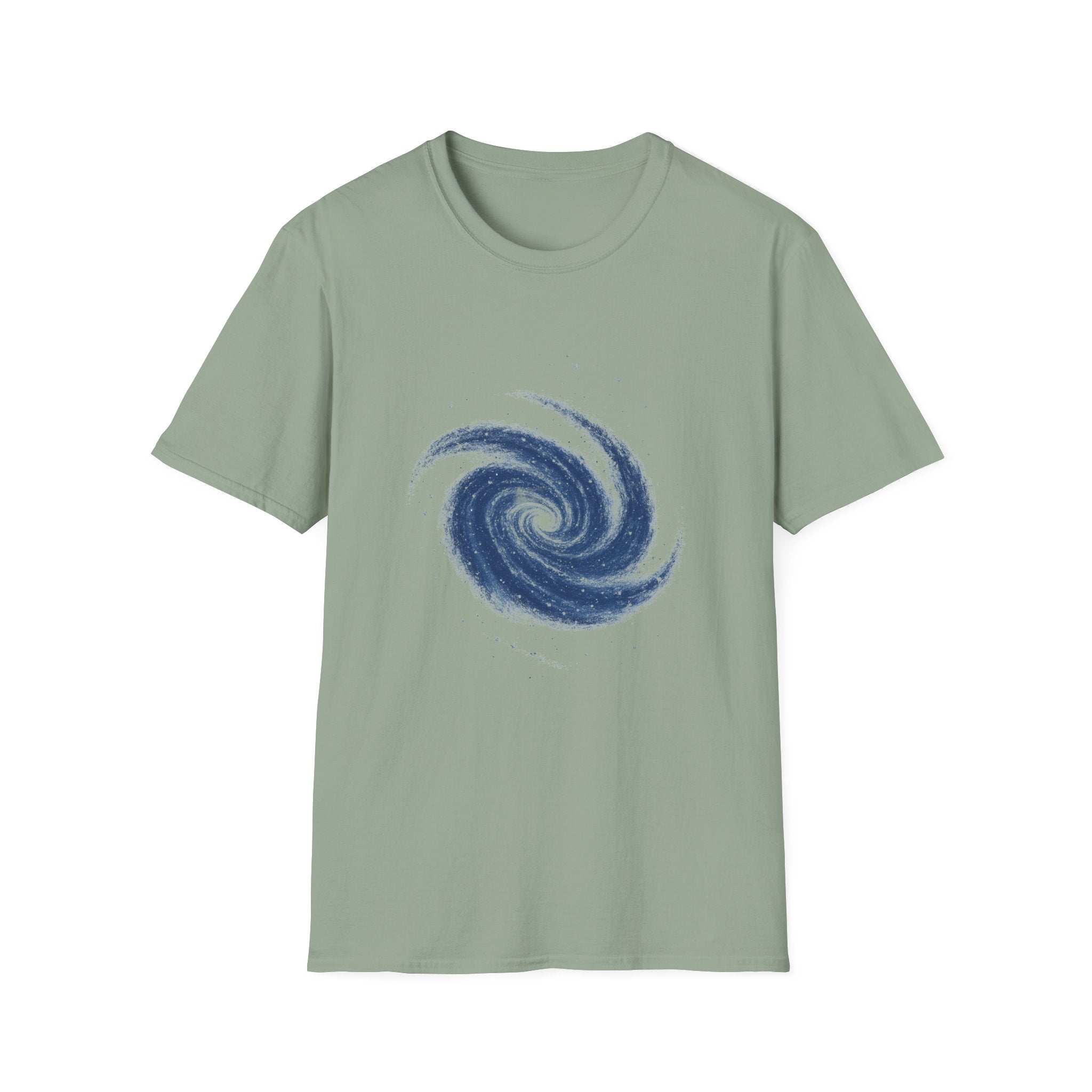 Spiral Galaxy image Unisex Softstyle T-Shirt