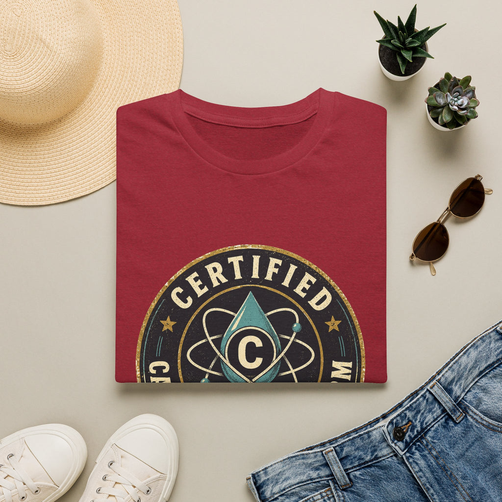 Certified Carbon-Based Lifeform T-Shirt — Funny Science Badge Tee