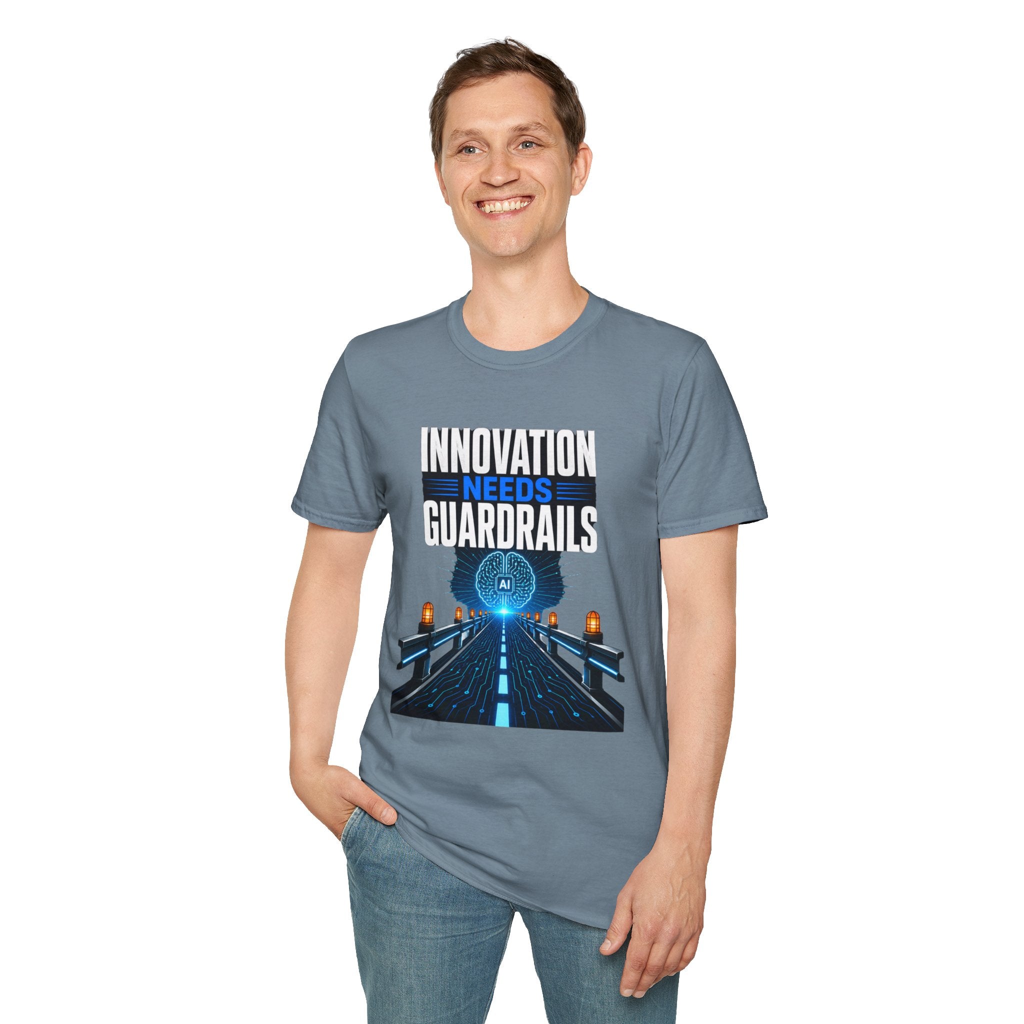 Innovation Needs Guardrails T-Shirt — AI Ethics & Responsible Tech Tee