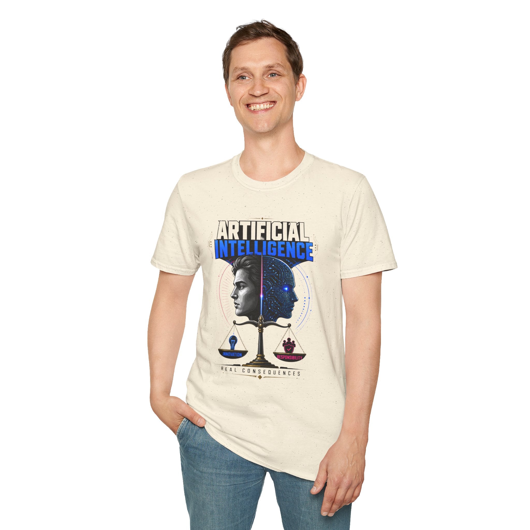 Artificial Intelligence T-Shirt — Futuristic Tech Graphic Tee