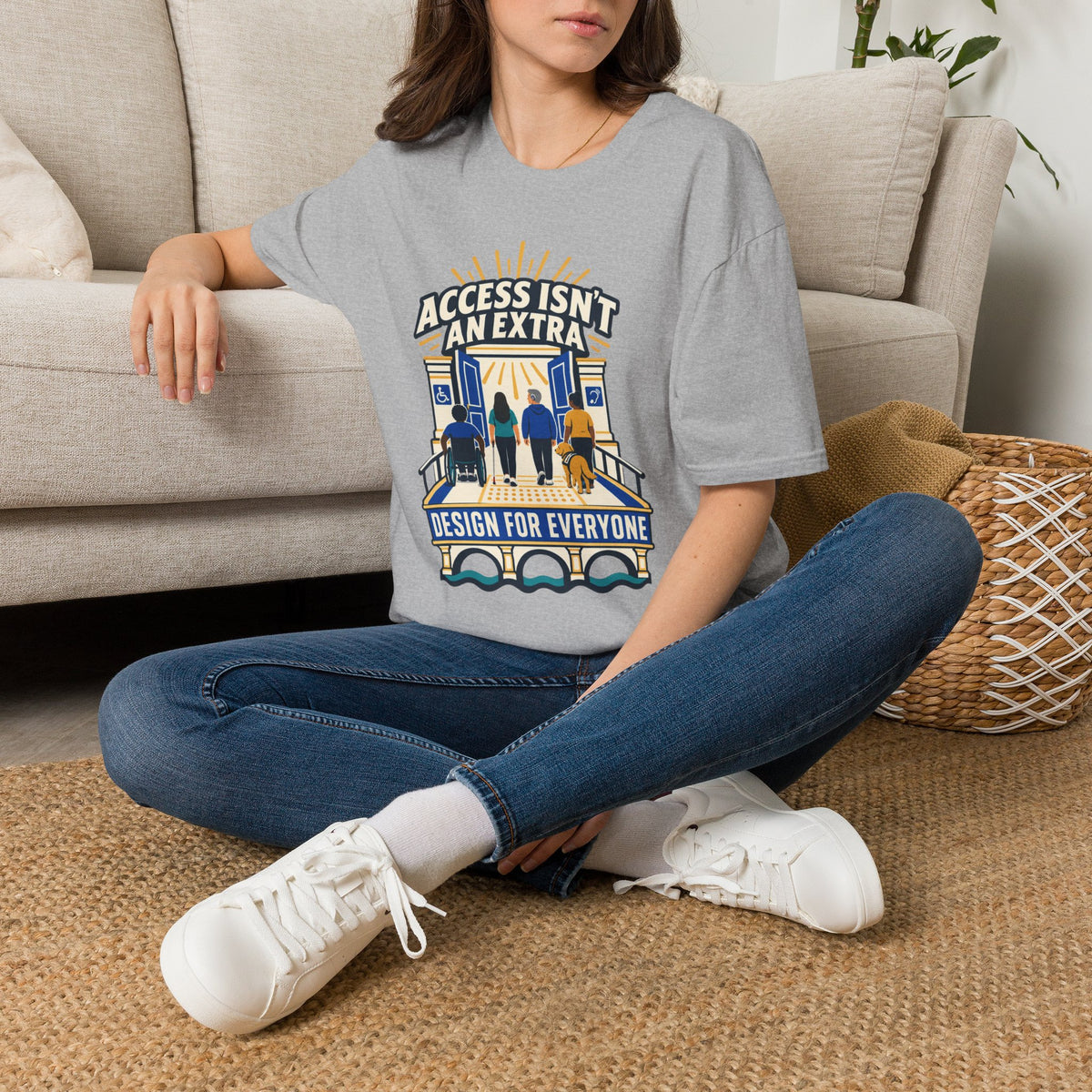 Access Isn't An Extra T-Shirt — "Design for Everyone" Accessibility Tee
