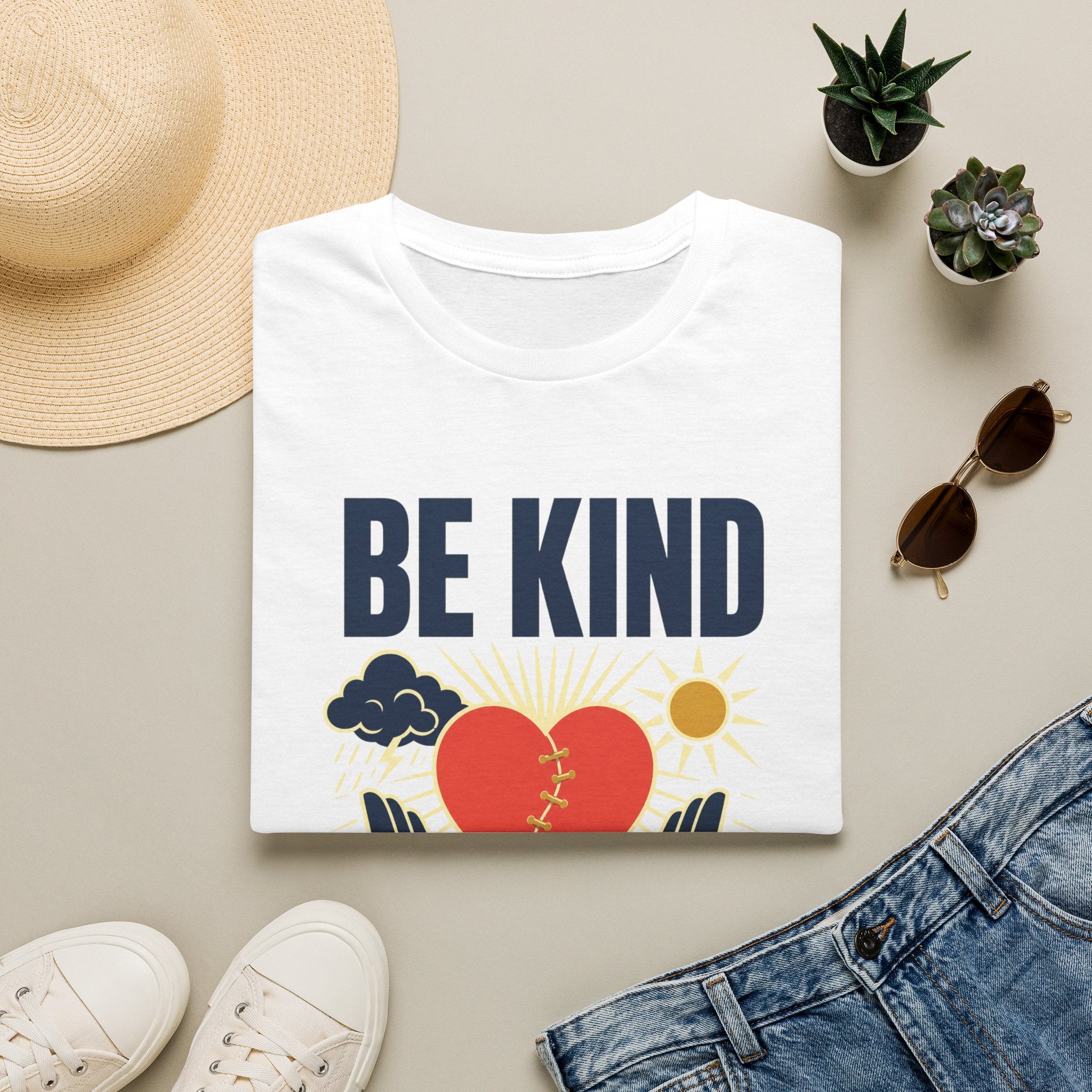 Be Kind T-Shirt — 'Everyone Is Fighting Something' Inspirational Tee