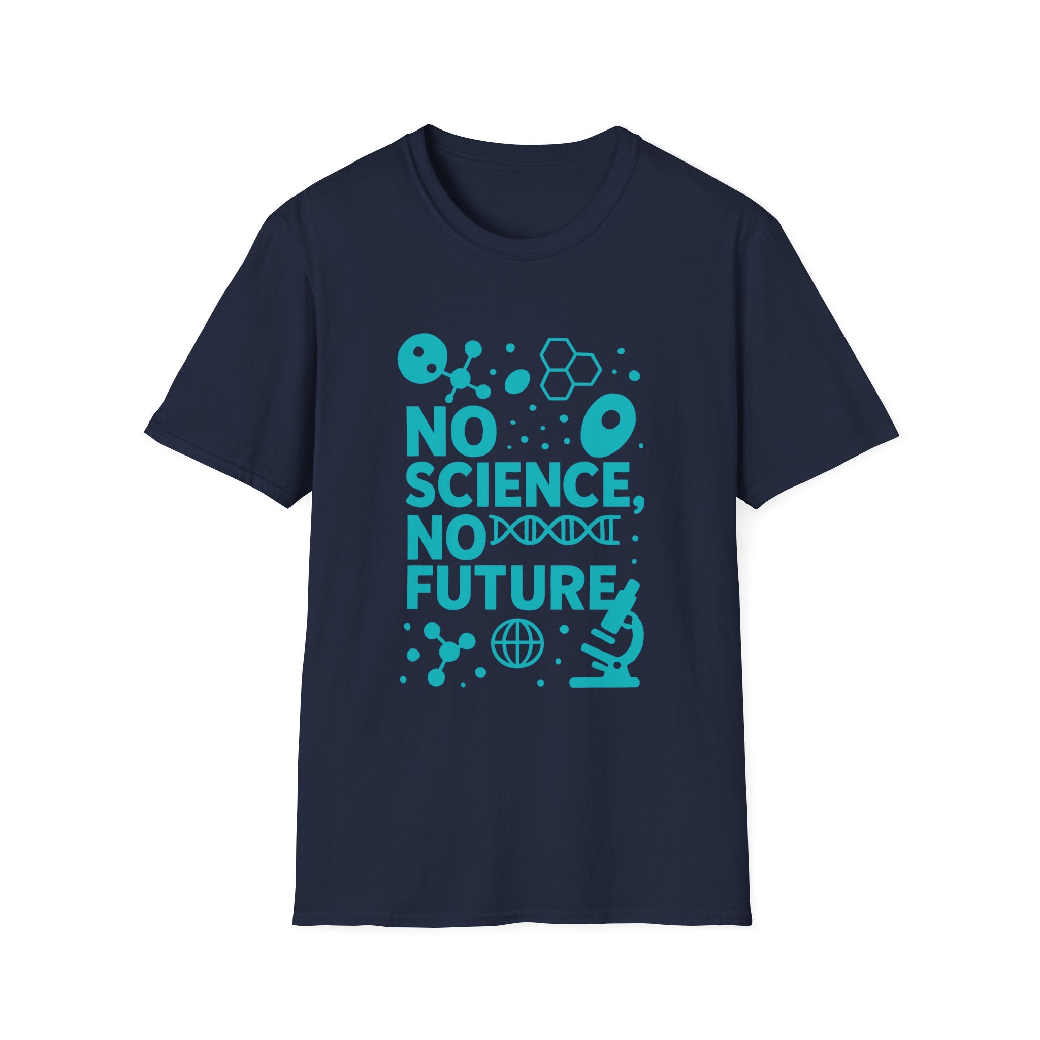 No Science No Future Unisex Softstyle T-Shirt