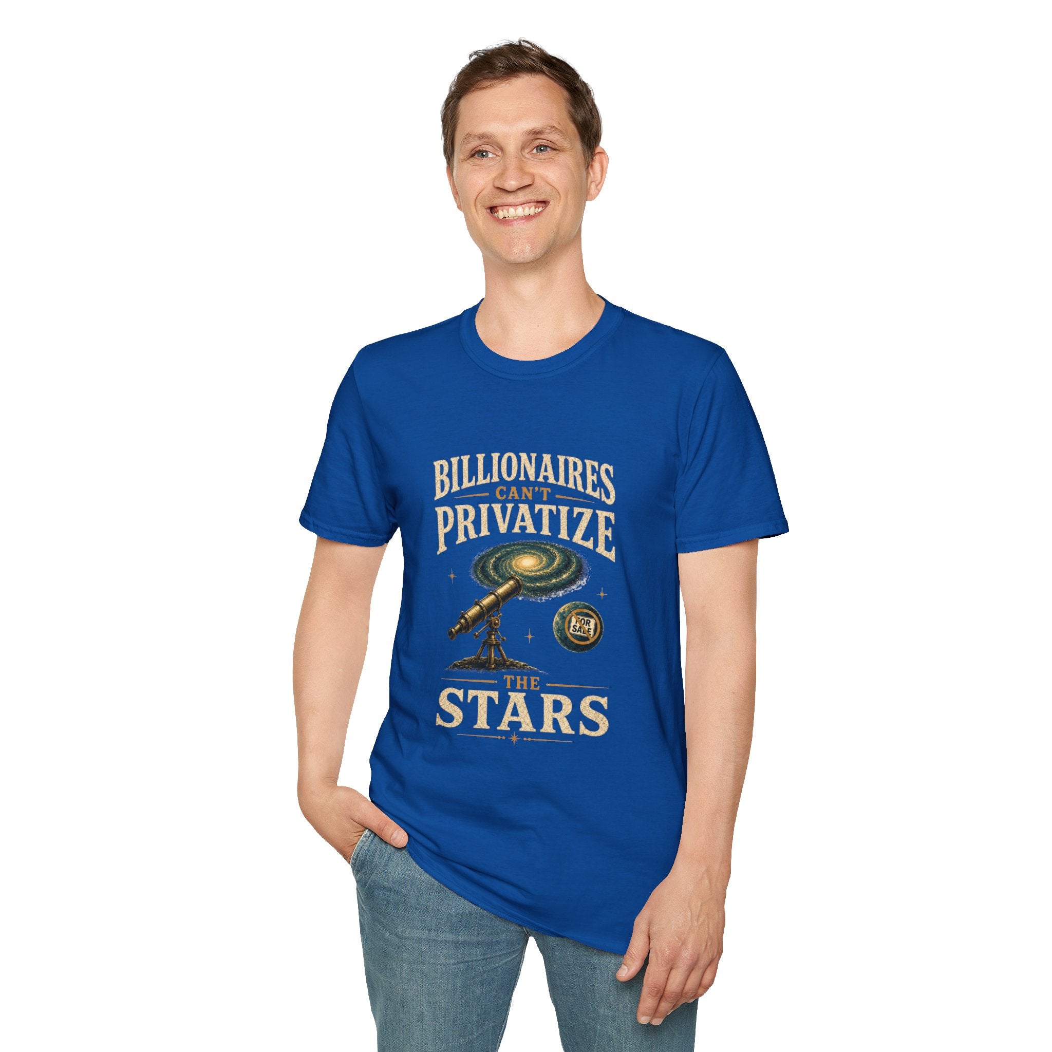 "Billionaires Can't Privatize the Stars" Graphic Tee