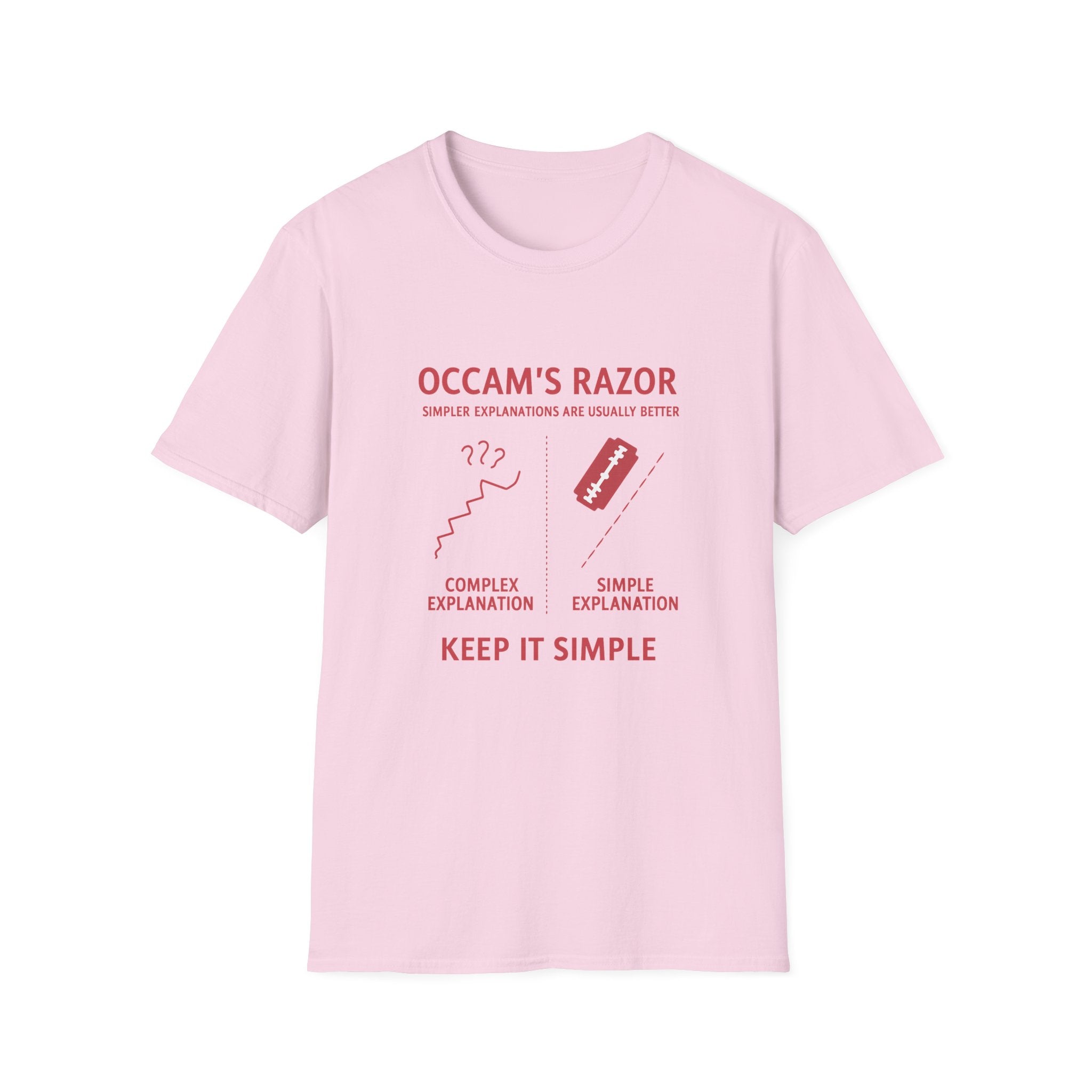 Occam's Razor Unisex Softstyle T-Shirt