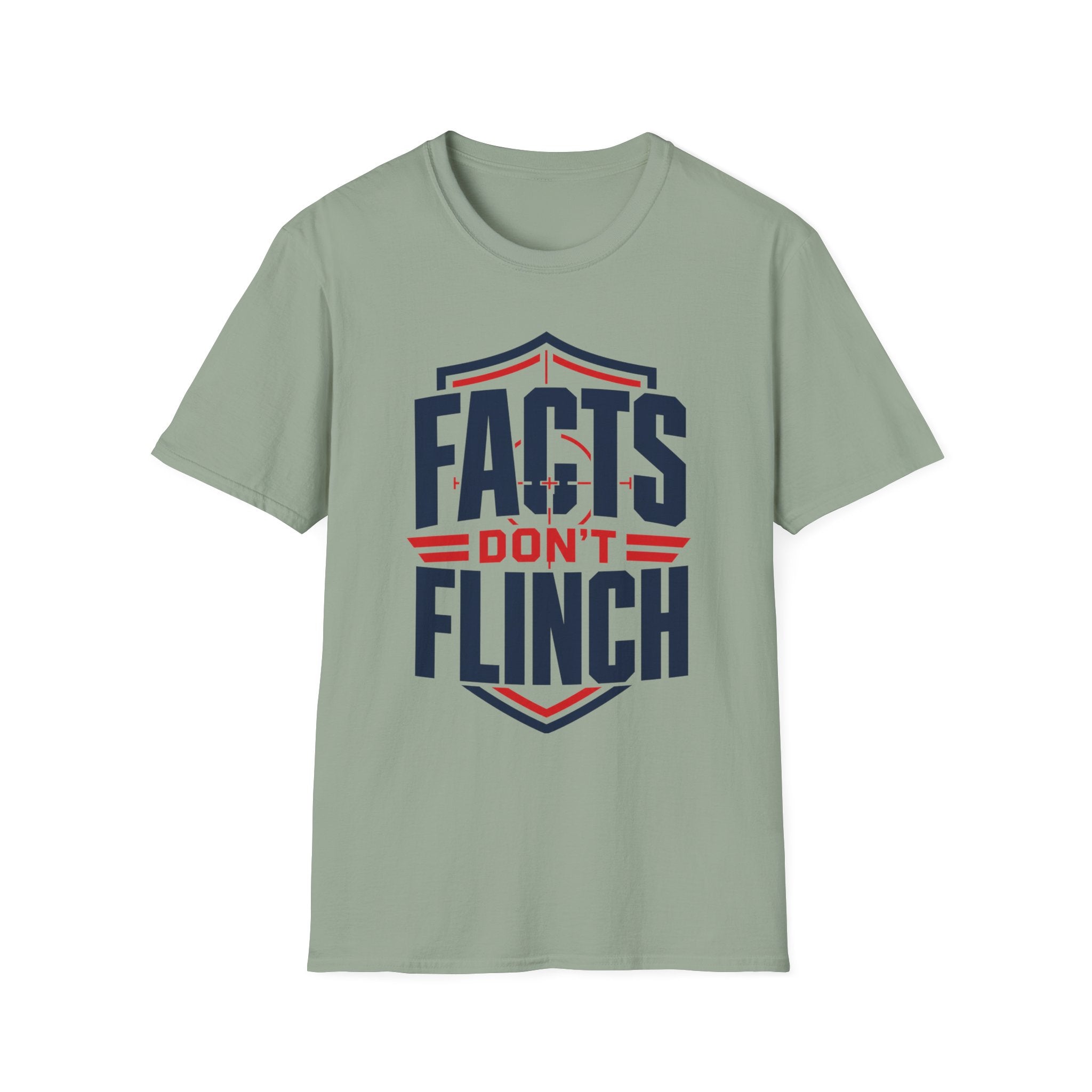 Facts Don't Flinch Unisex Softstyle T-Shirt