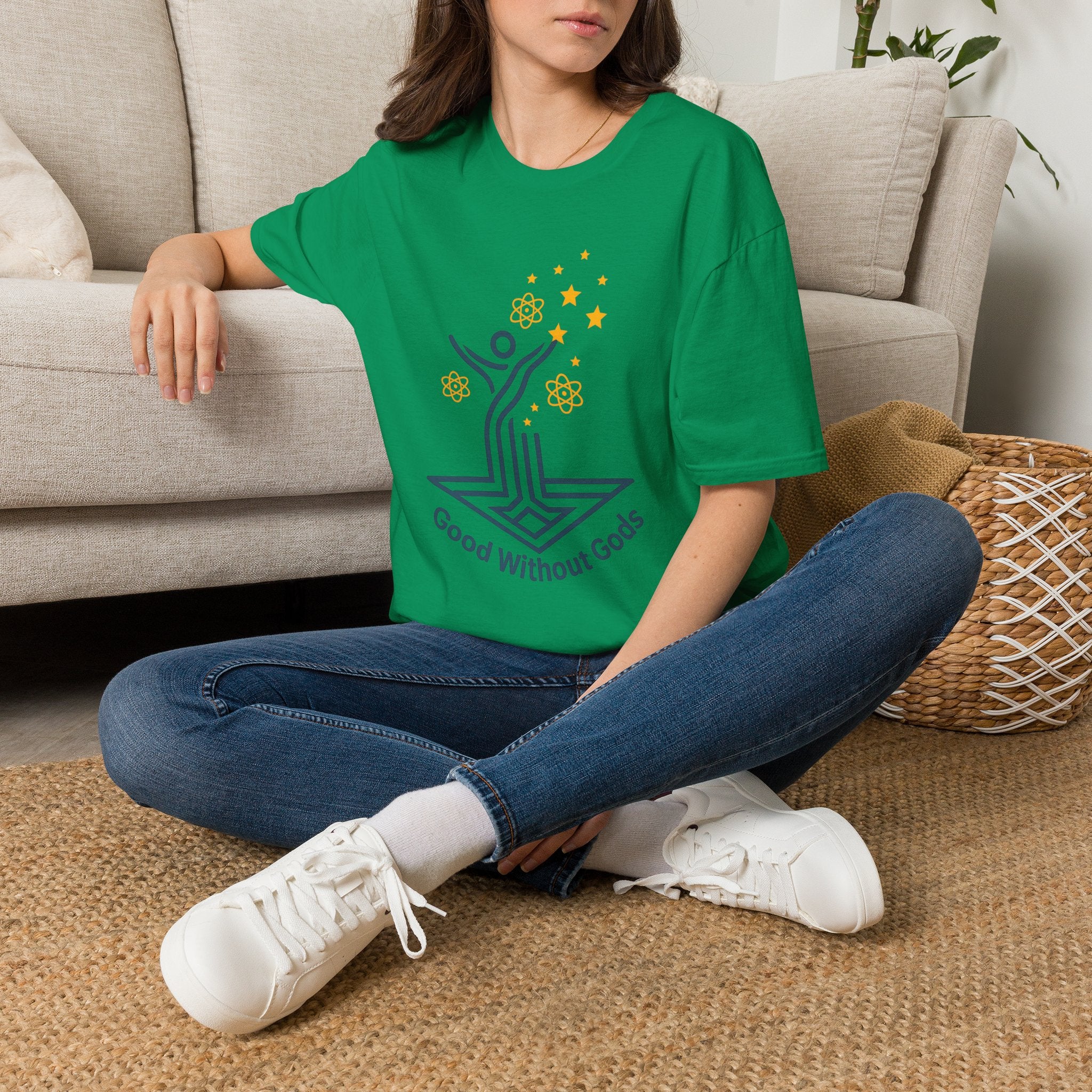 Good Without Gods T-Shirt — Humanist Atheist Inspirational Tee