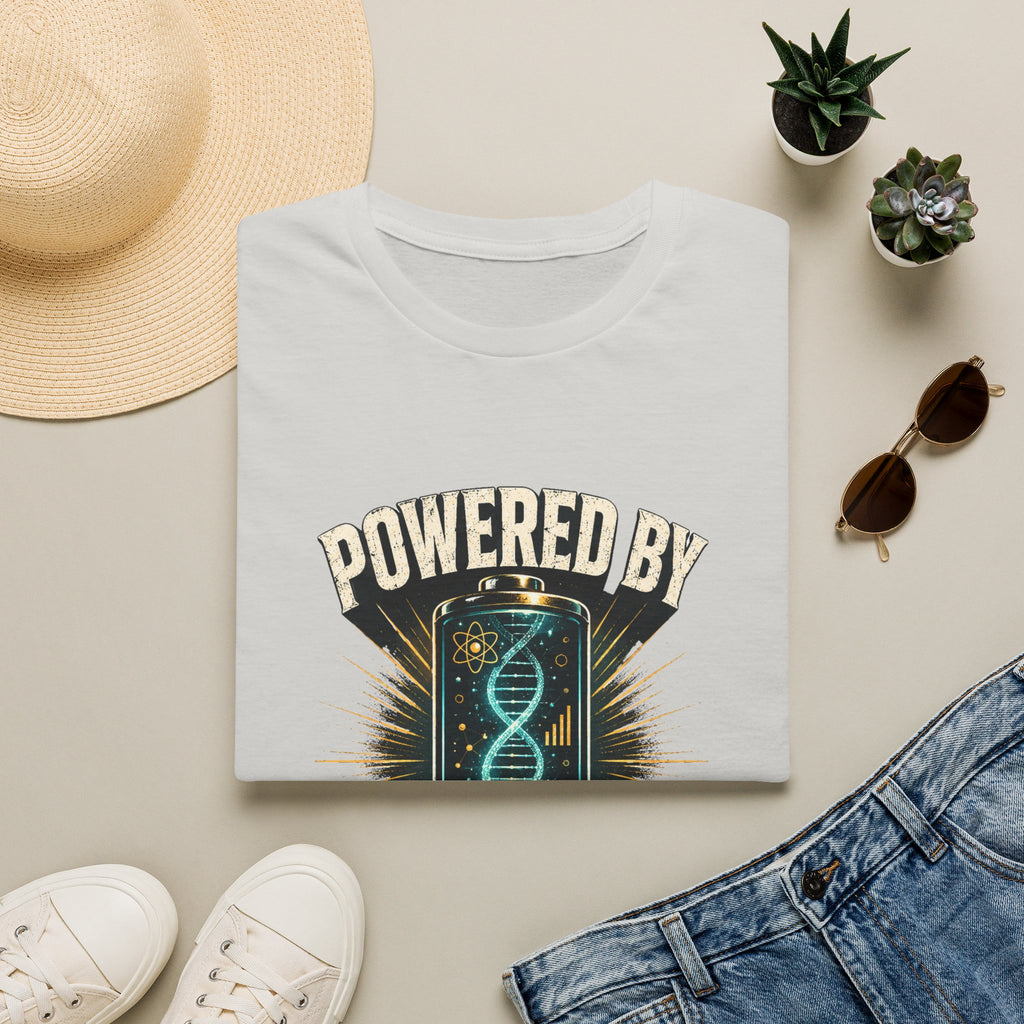 Powered By Evidence T-Shirt — Science DNA Retro Graphic Tee