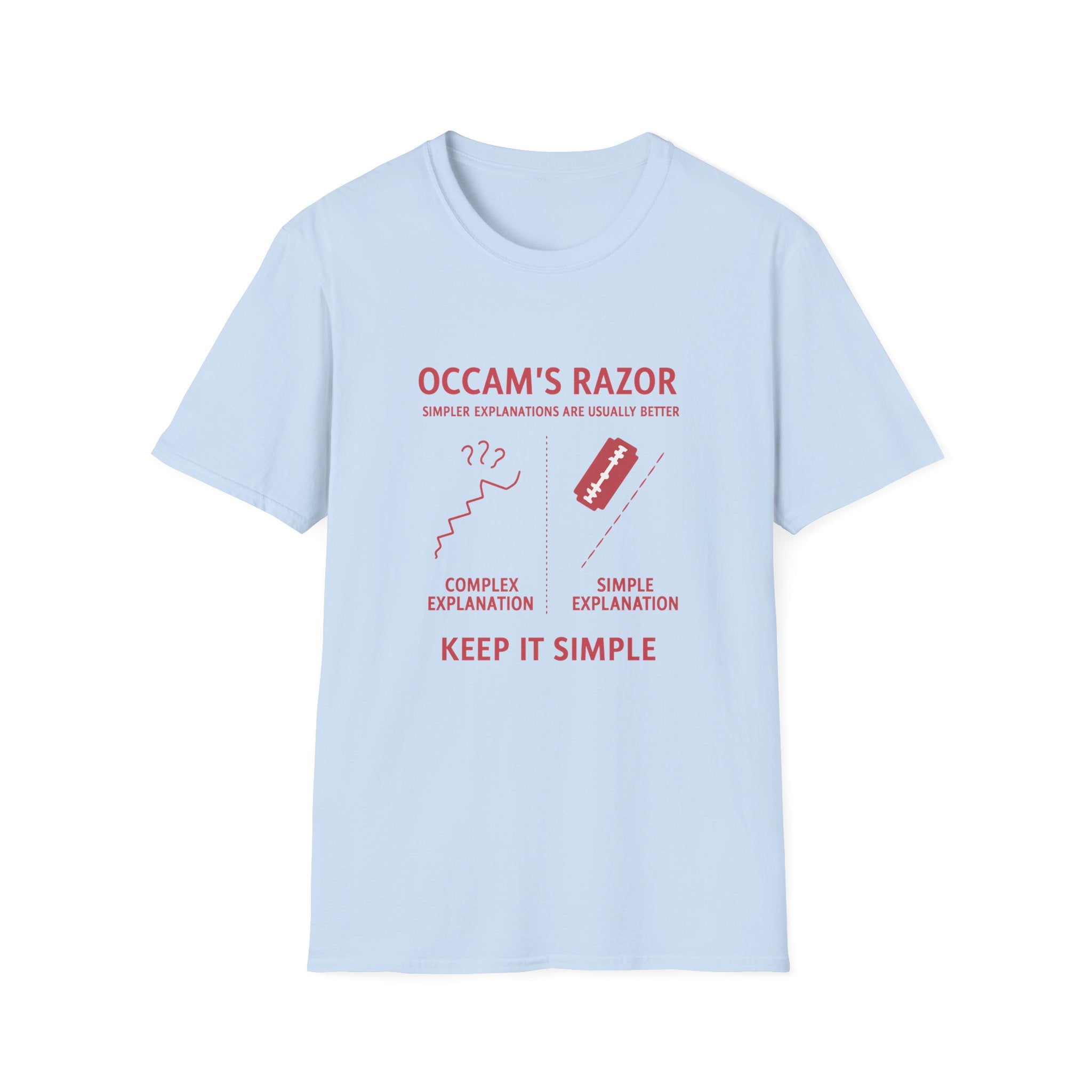 Occam's Razor Unisex Softstyle T-Shirt