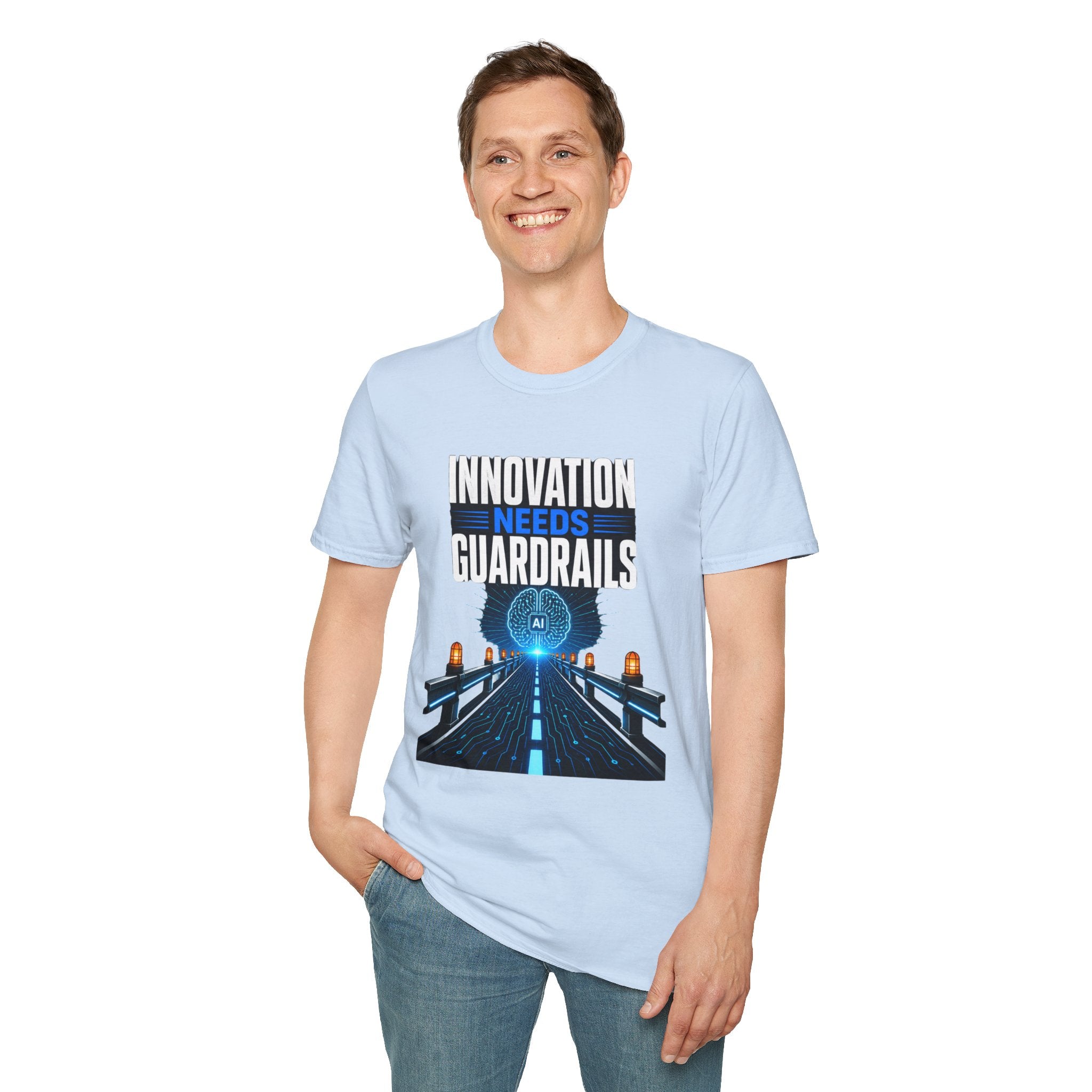 Innovation Needs Guardrails T-Shirt — AI Ethics & Responsible Tech Tee